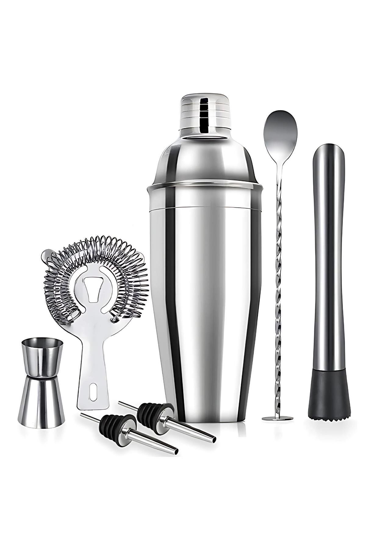 Kokteyl Shaker Seti 7 Parça