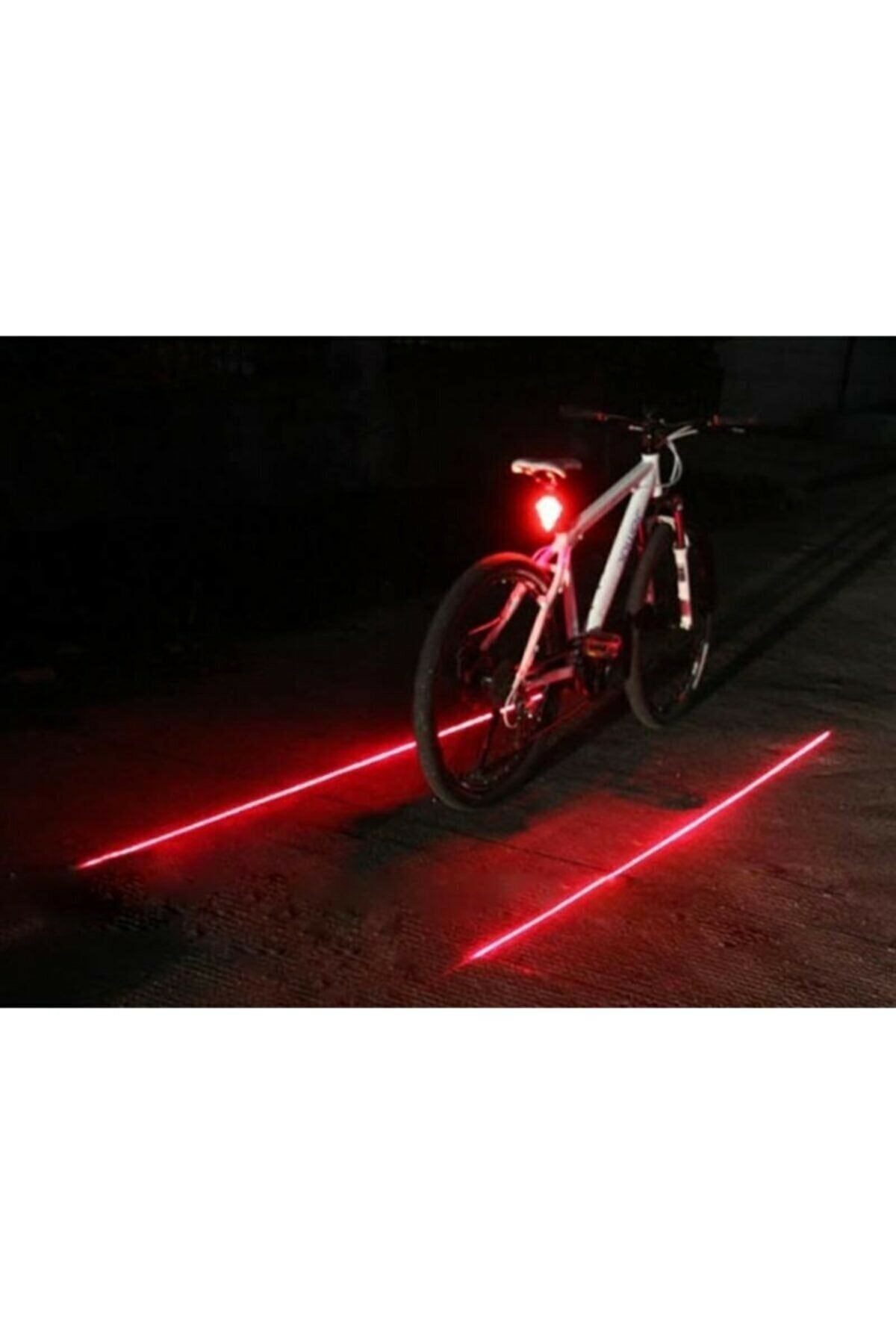 Bisiklet Lazer Güvenlik Şeriti Led Stop Lambası 7 Fonksiyon 5 Led Pra-1679924-4915