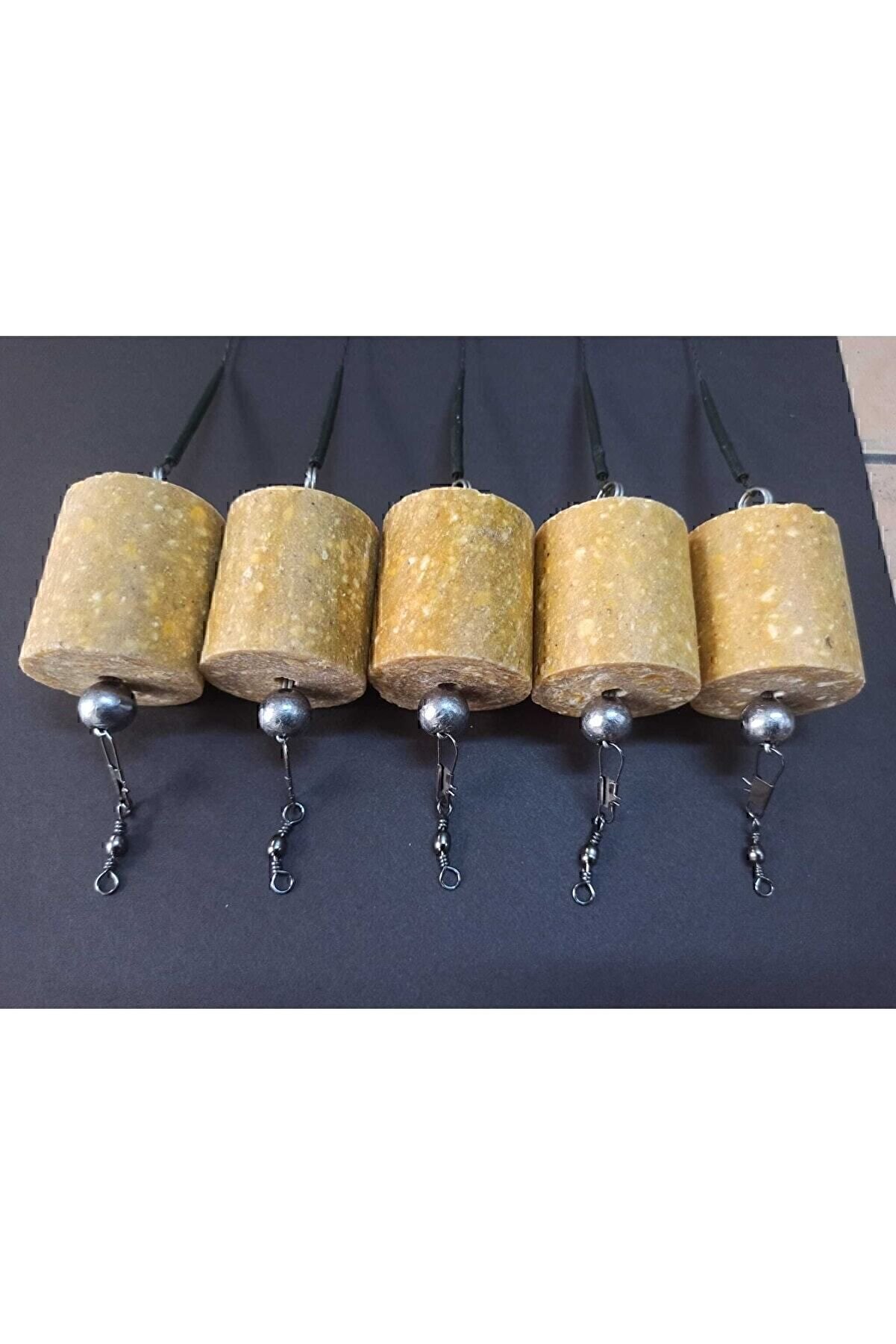 Küspe Aparatlı Yüzen Sarı Toplu Sazan Takımı 5’li Set (küspe Dahil)