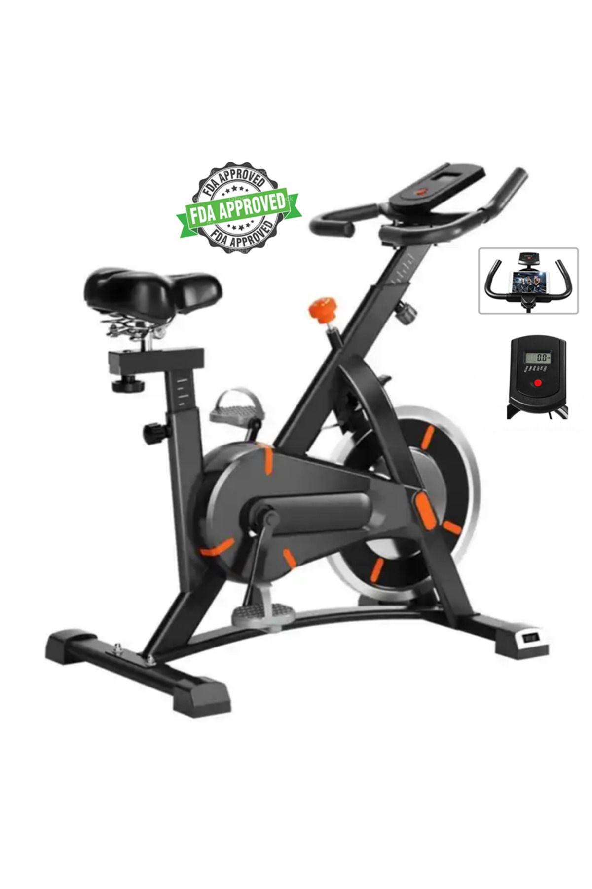 Kondisyon Bisikleti Spor Koşu Egzersiz Bisikleti Spin Bike Dikey Ev Bisikleti