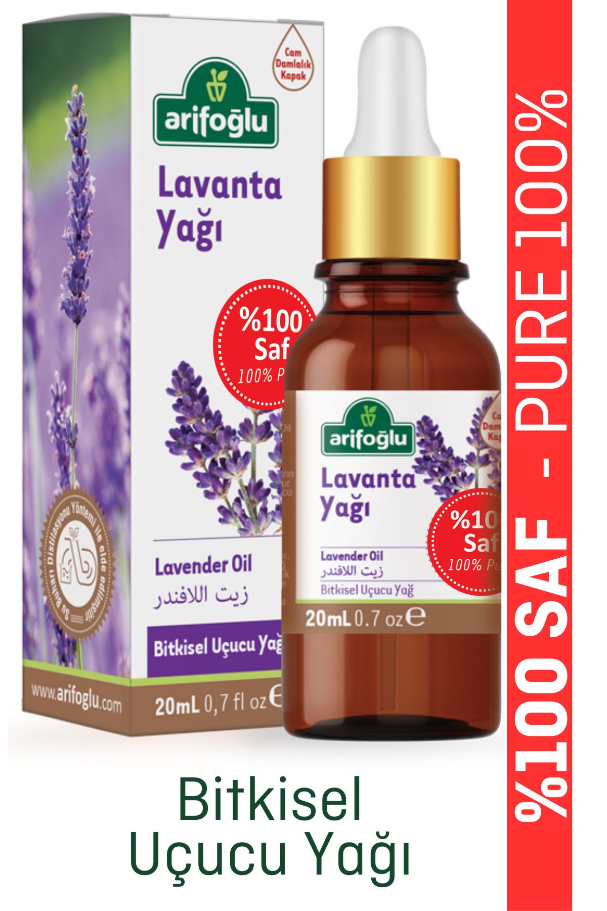 Lavanta Yağı 20ml %100 Saf Ve Doğal Lavender Oil