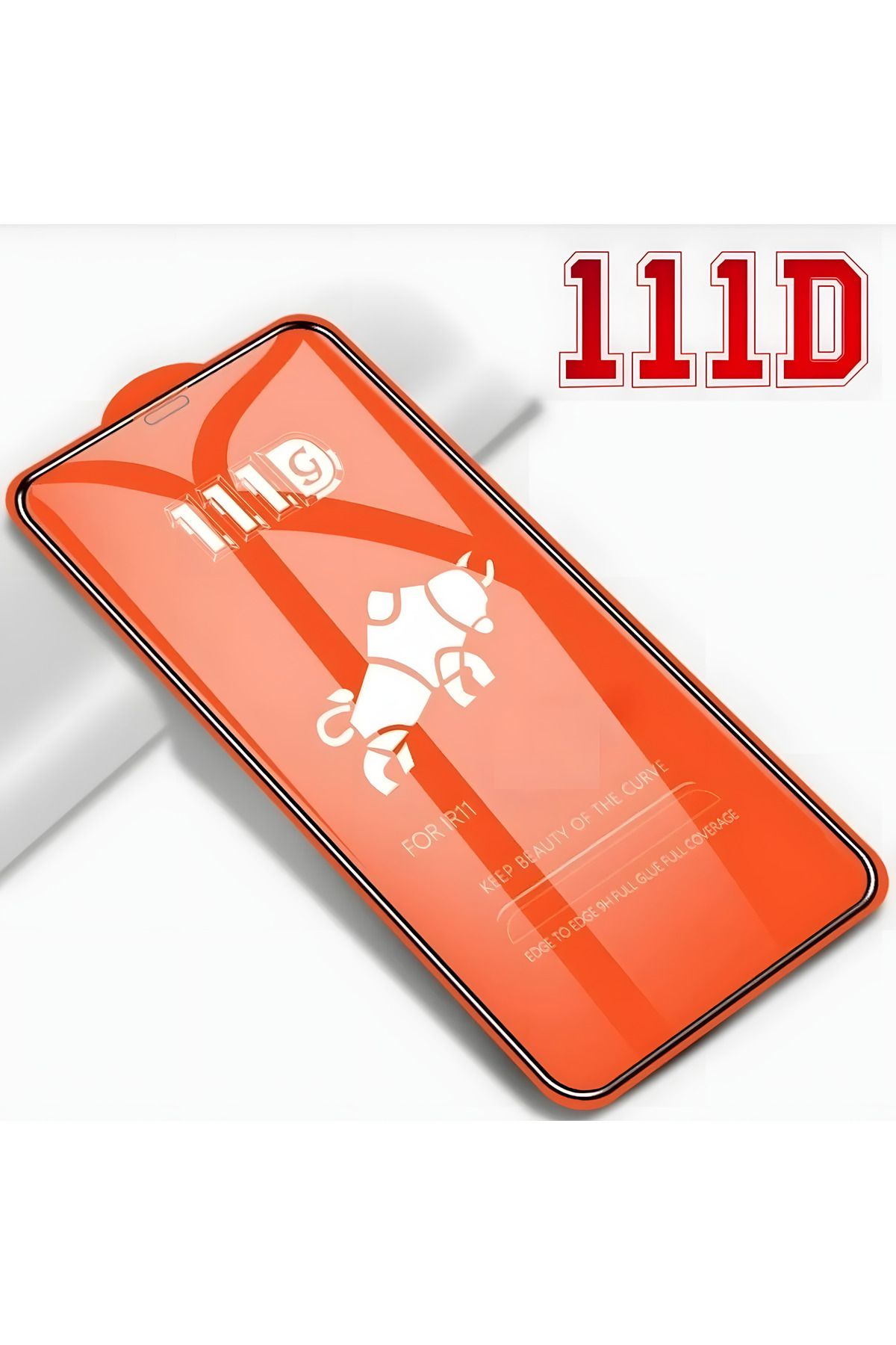 Apple Iphone 11 111d Full Tam Kaplayan Temperli Kırılmaz 9h Sert Cam Ekran Koruyucu
