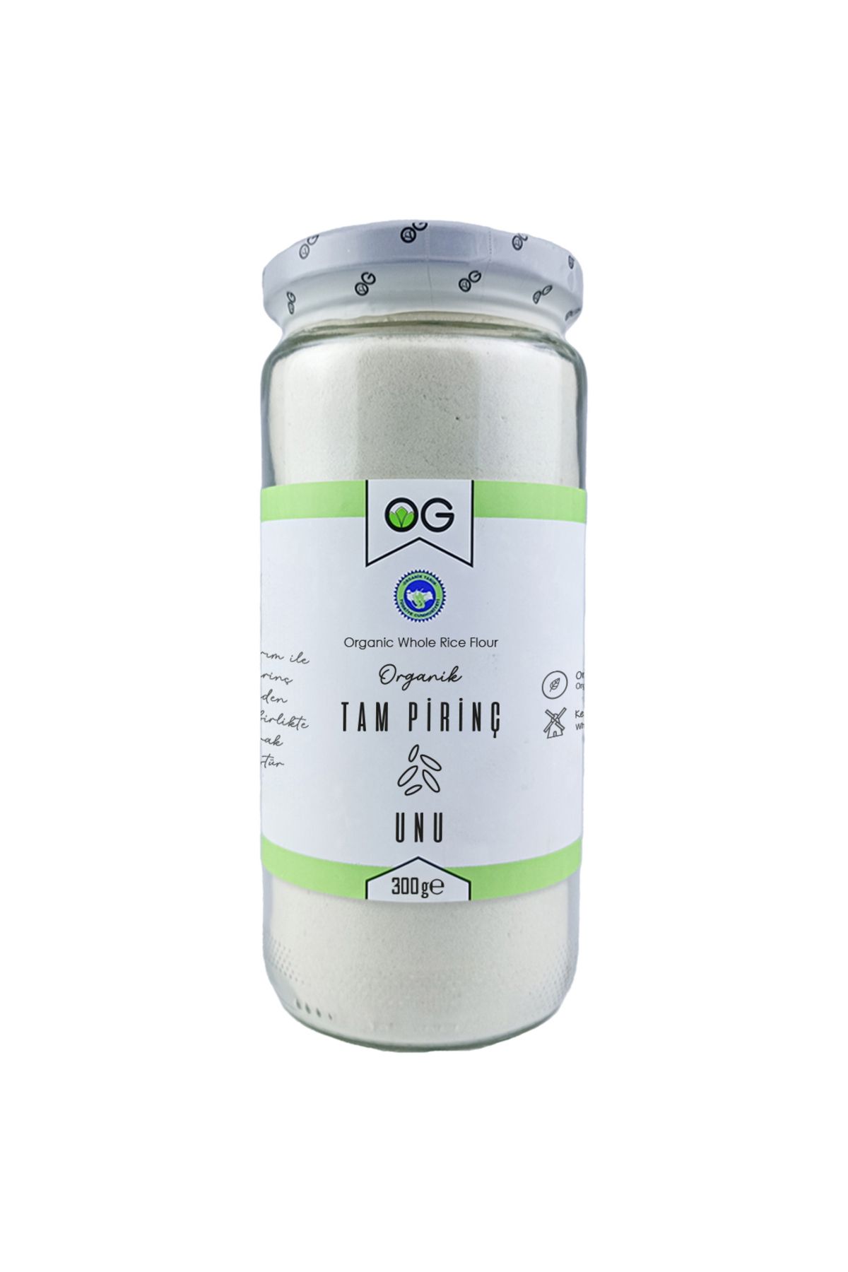 Organik Tam Pirinç Unu 300 gr