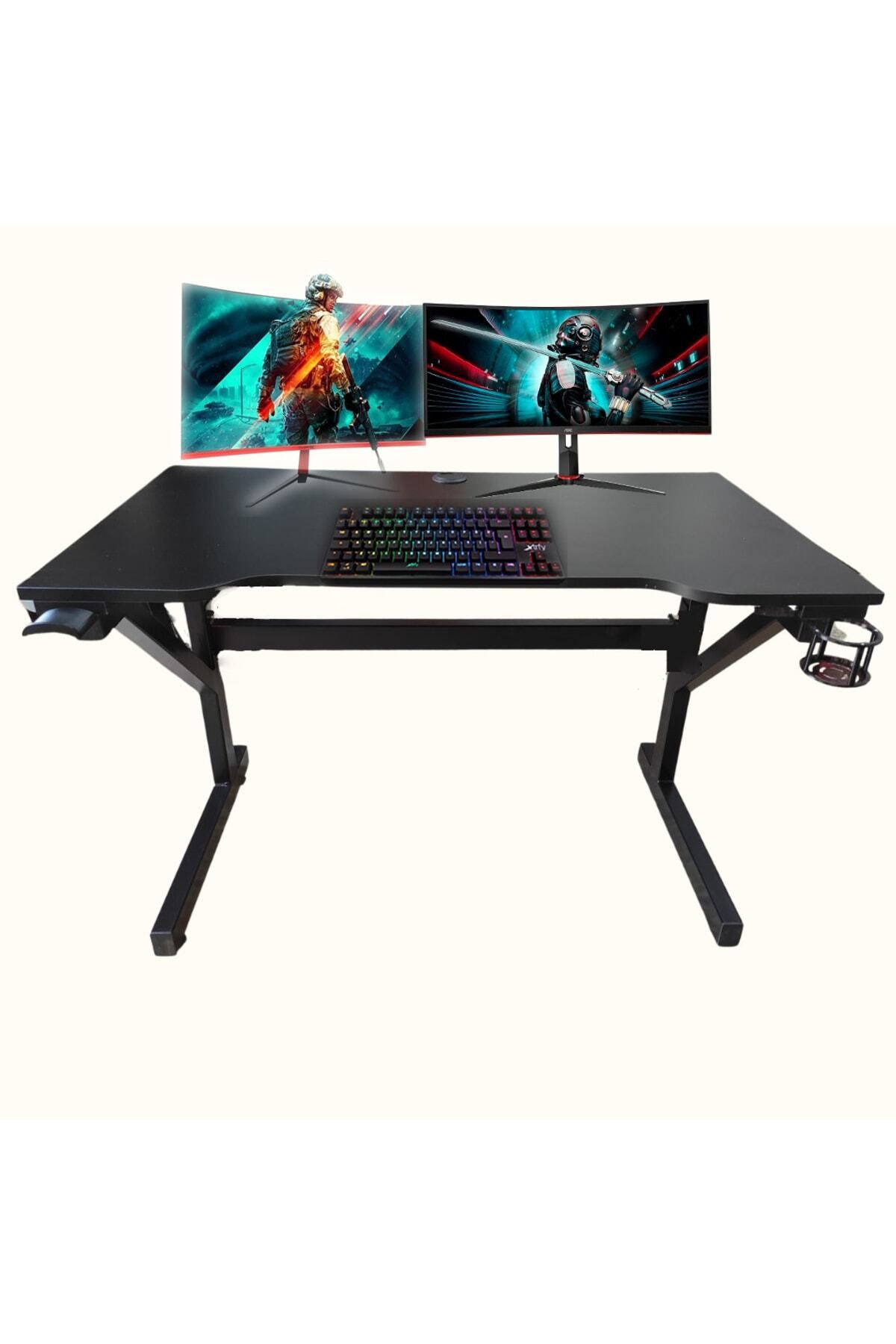 Rgb Ledli Kumandalı Oyuncu Masası 145x65x76