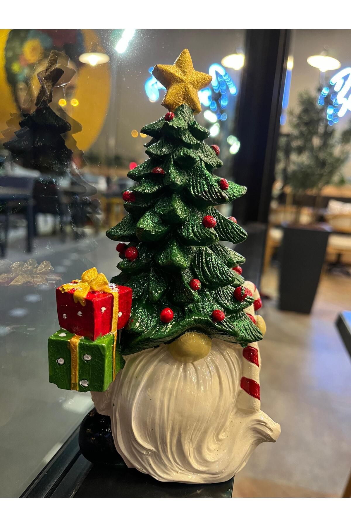 Yılbaşı Temalı Cüce, New Year, Christmas Noel Baba (LED IŞIK DAHİL DEĞİLDİR)