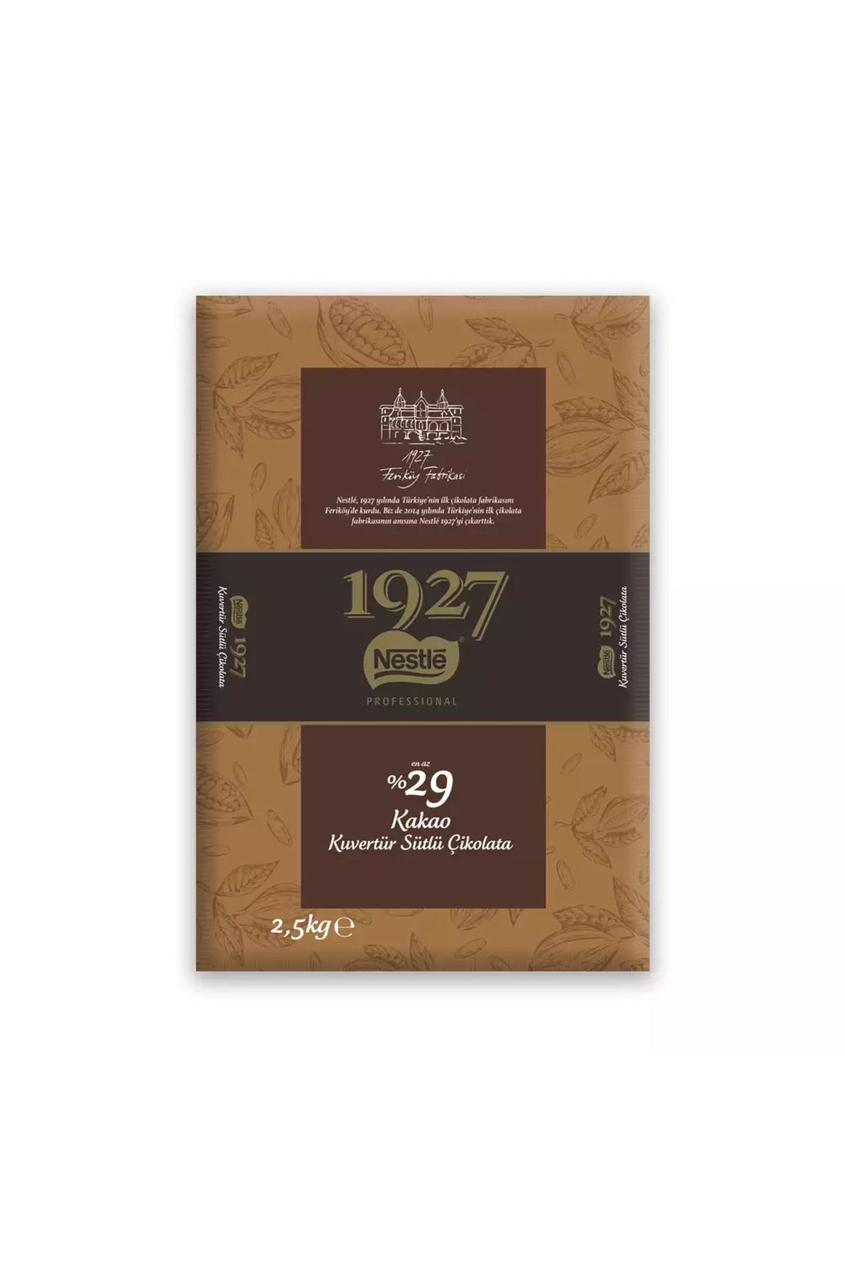 Nestlé 1927 Kuvertür Sütlü Çikolata 2.5kg