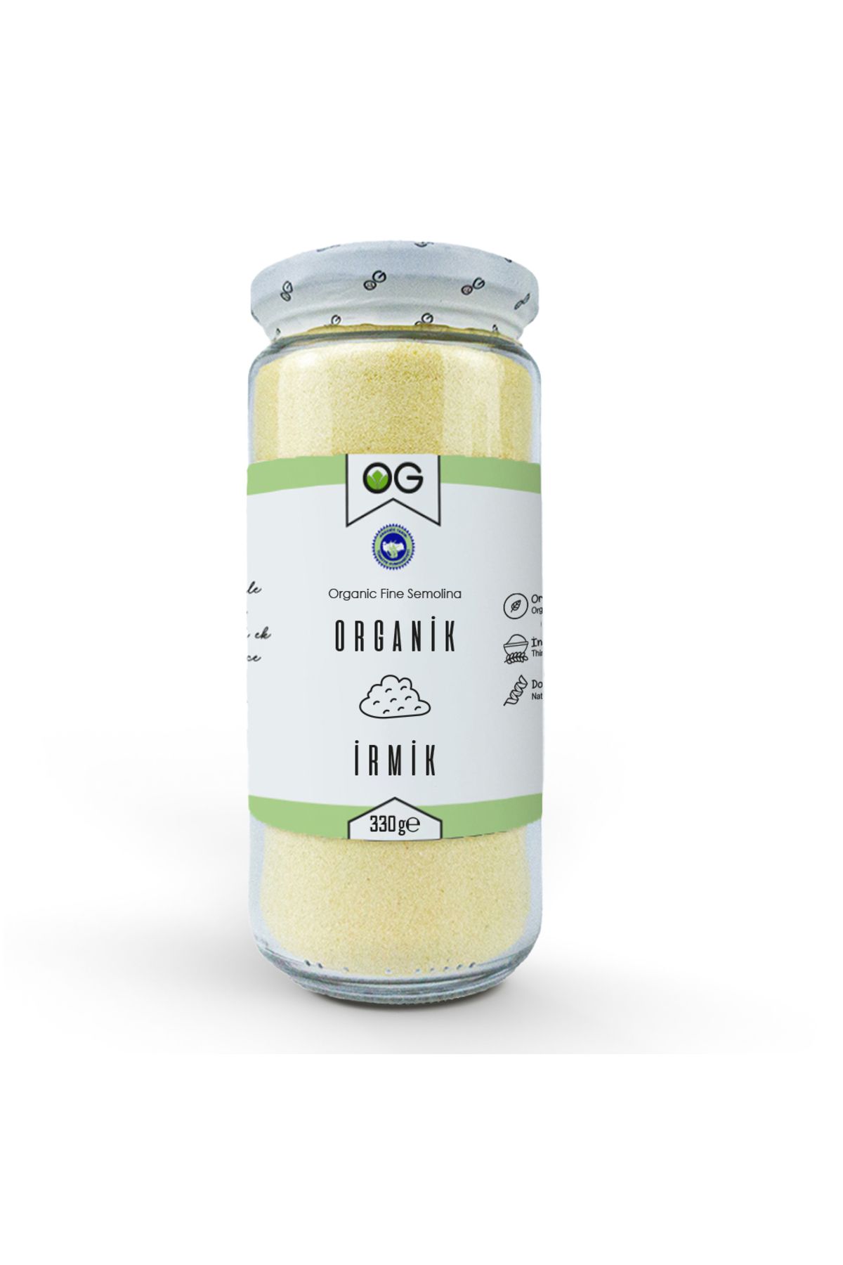 Organik İrmik 330 Gr