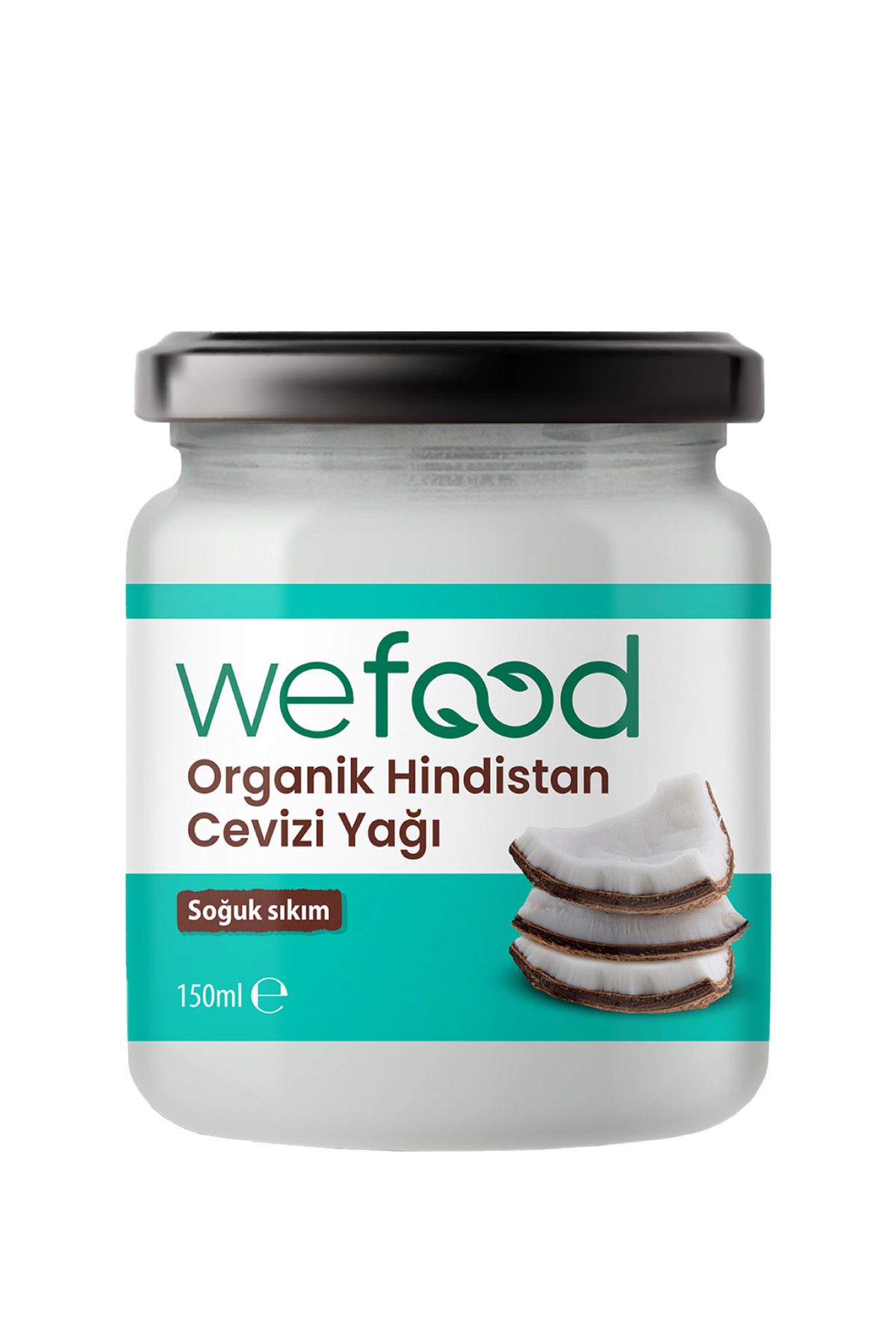 Organik Hindistan Cevizi Yağı 150 ml (Soğuk Sıkım)