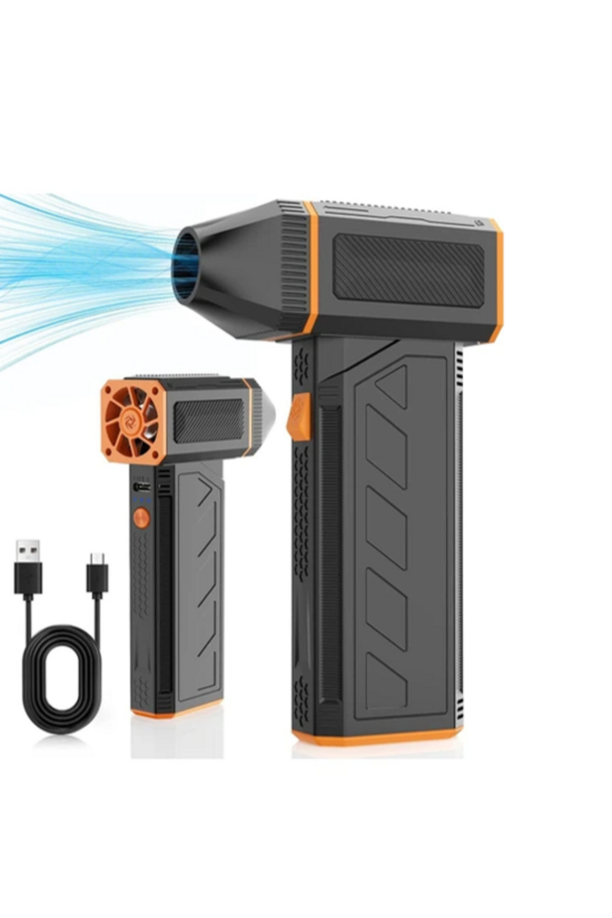 Çift Renk Mini Turbo Jet Fan ,190.000rpm Mangal Üfleme, Araç Içi Temizlik,kurutma Vb.