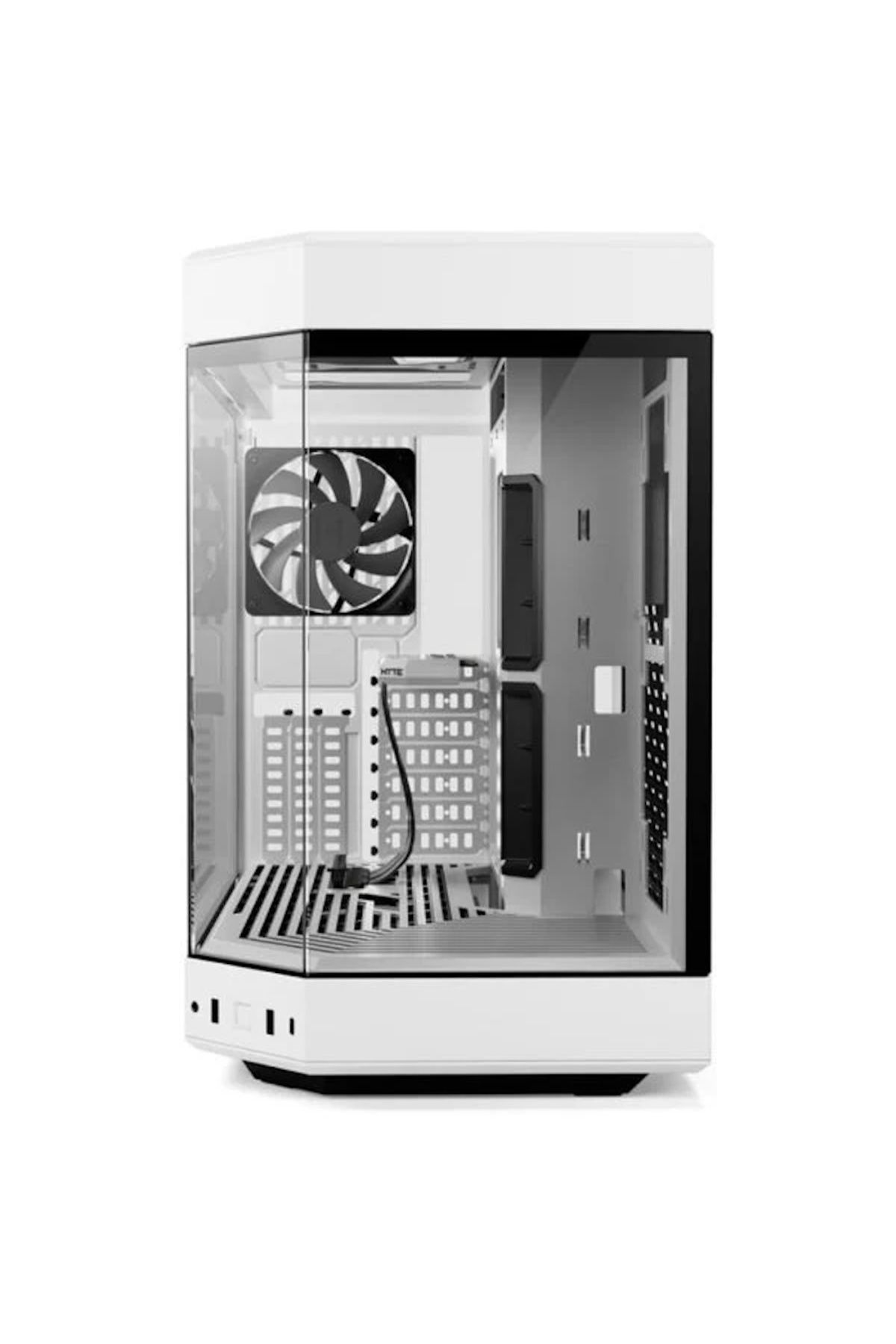 Y60 Beyaz Temperli Cam USB 3.2 E-ATX Premium Mid Tower Gaming Kasa (CS-HYTE-Y60-WW)