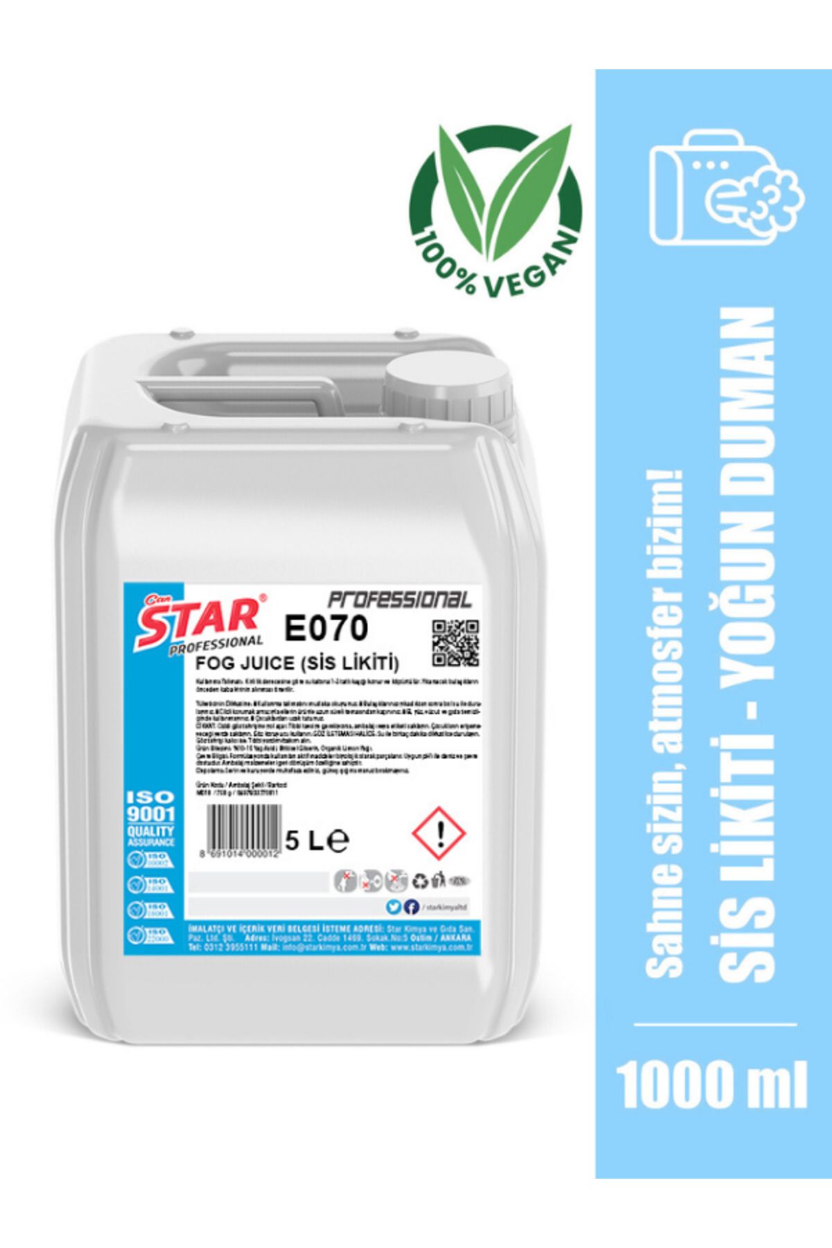 Sis Makinesi Likiti (fog Juice) 5 Litre