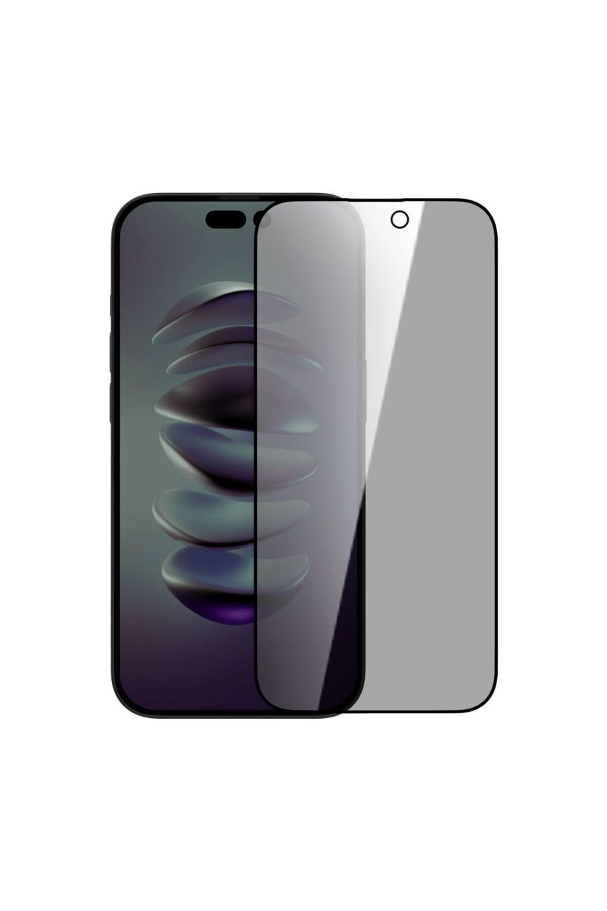 Iphone 14 Pro Max Uyumlu Hayalet Cam Tam Kaplayan Kırılmaz Ekran Koruyucu.