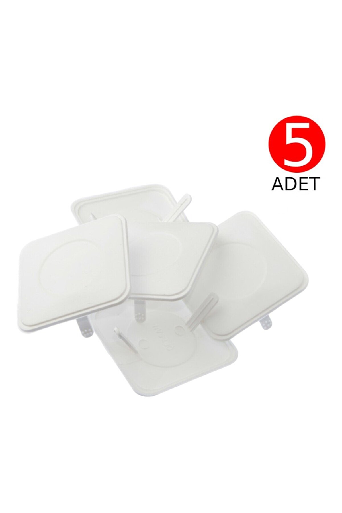 Kare Buat Kapağı, 5 Adet Beyaz