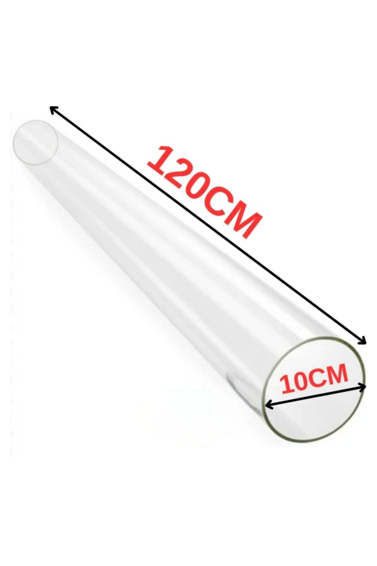 Füze Pelet Soba Camı Borusu (1200X100X3MM)