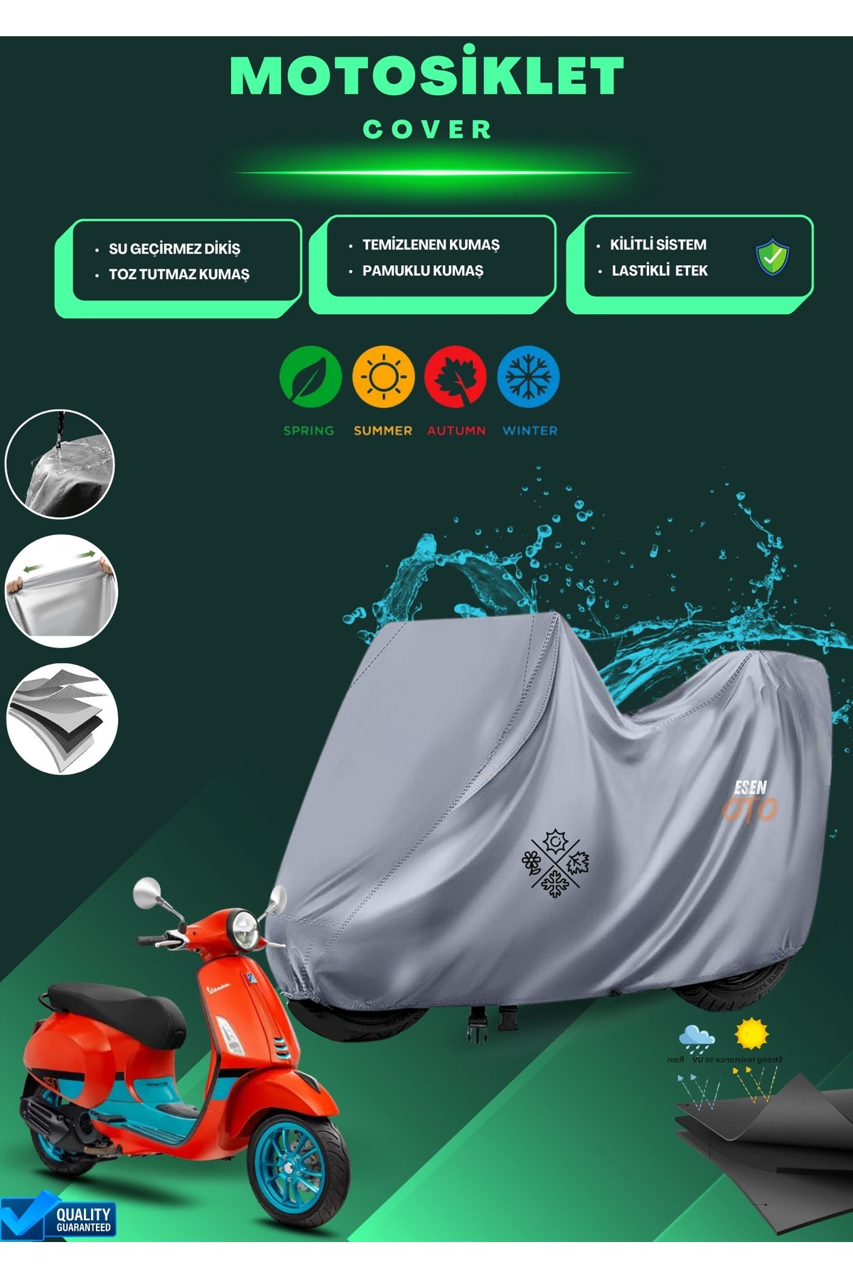 Xolo Motor Brandası Motosiklet Brandası L Beden Uyumlu