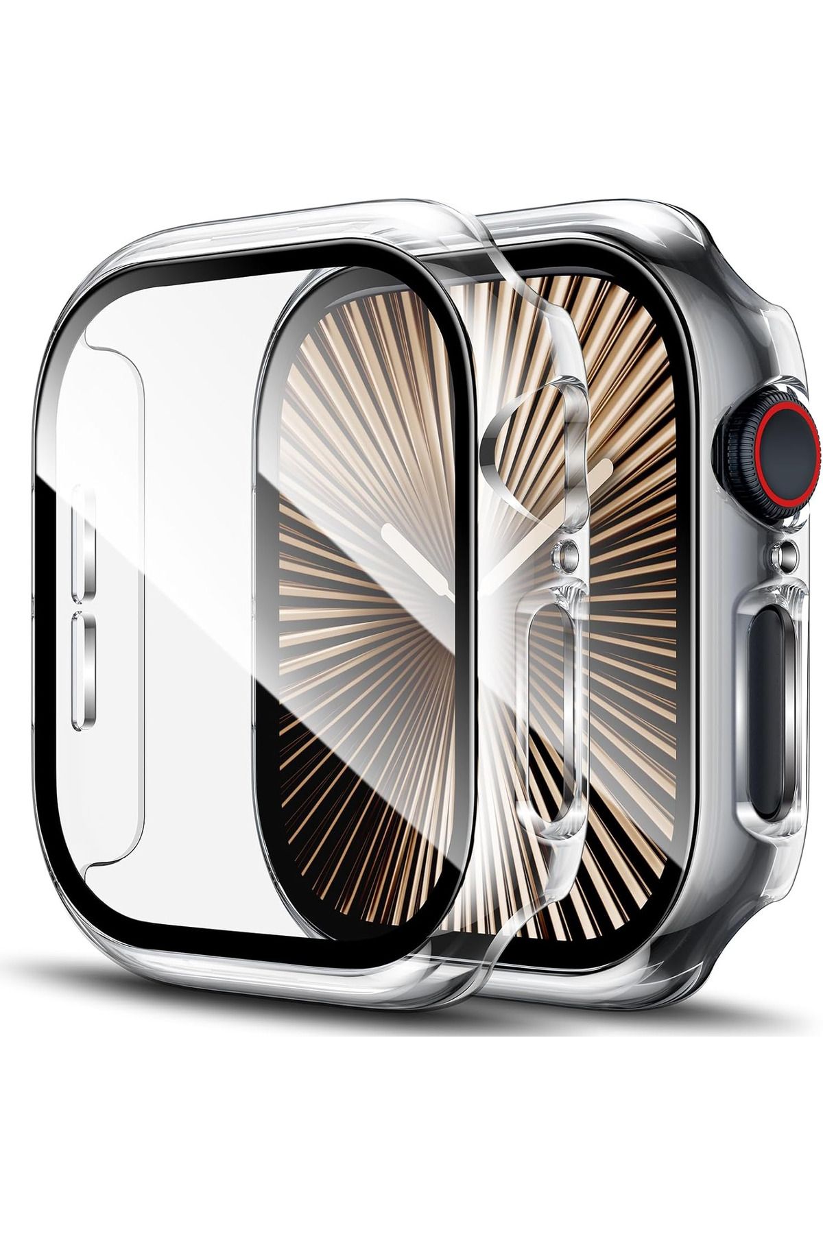 Apple Watch 2 3 4 5 6 Se Nike 40mm Kılıf Kasa Ve Ekran Koruyucu 360 Tam Koruma Kapak