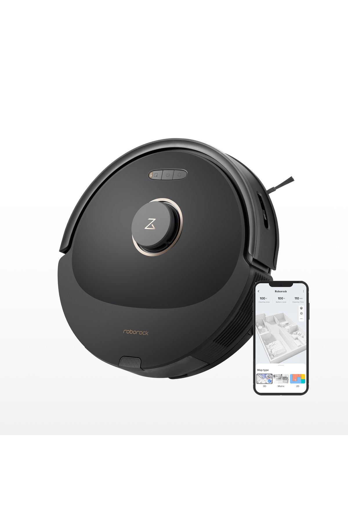 Vacuum Cleanner Q8 Max Robot Süpürge Siyah