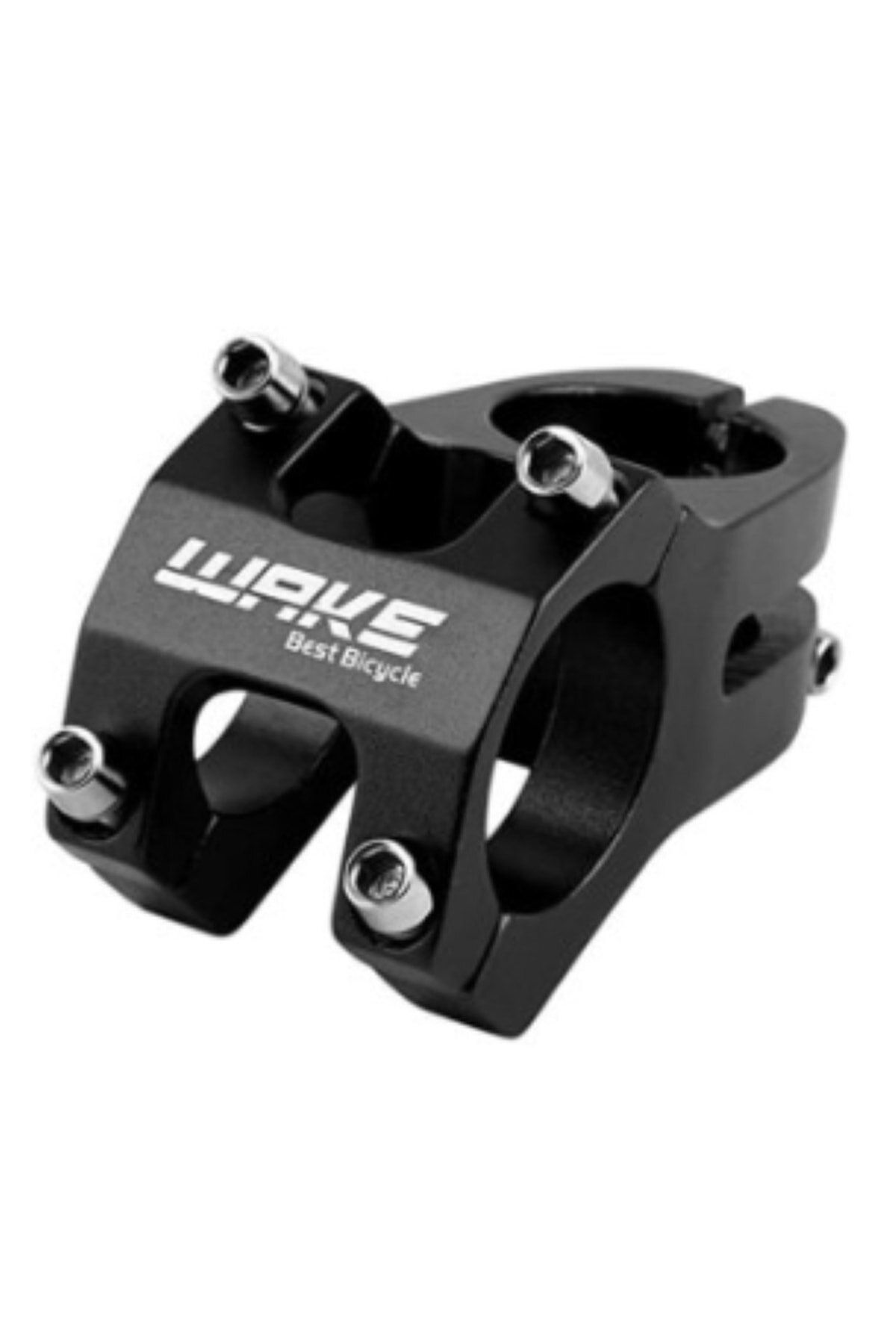 Wake Siyah Bisiklet Kısa Gidon Boğazı 40mm Bisiklet Yedek Parça Aksesuarı