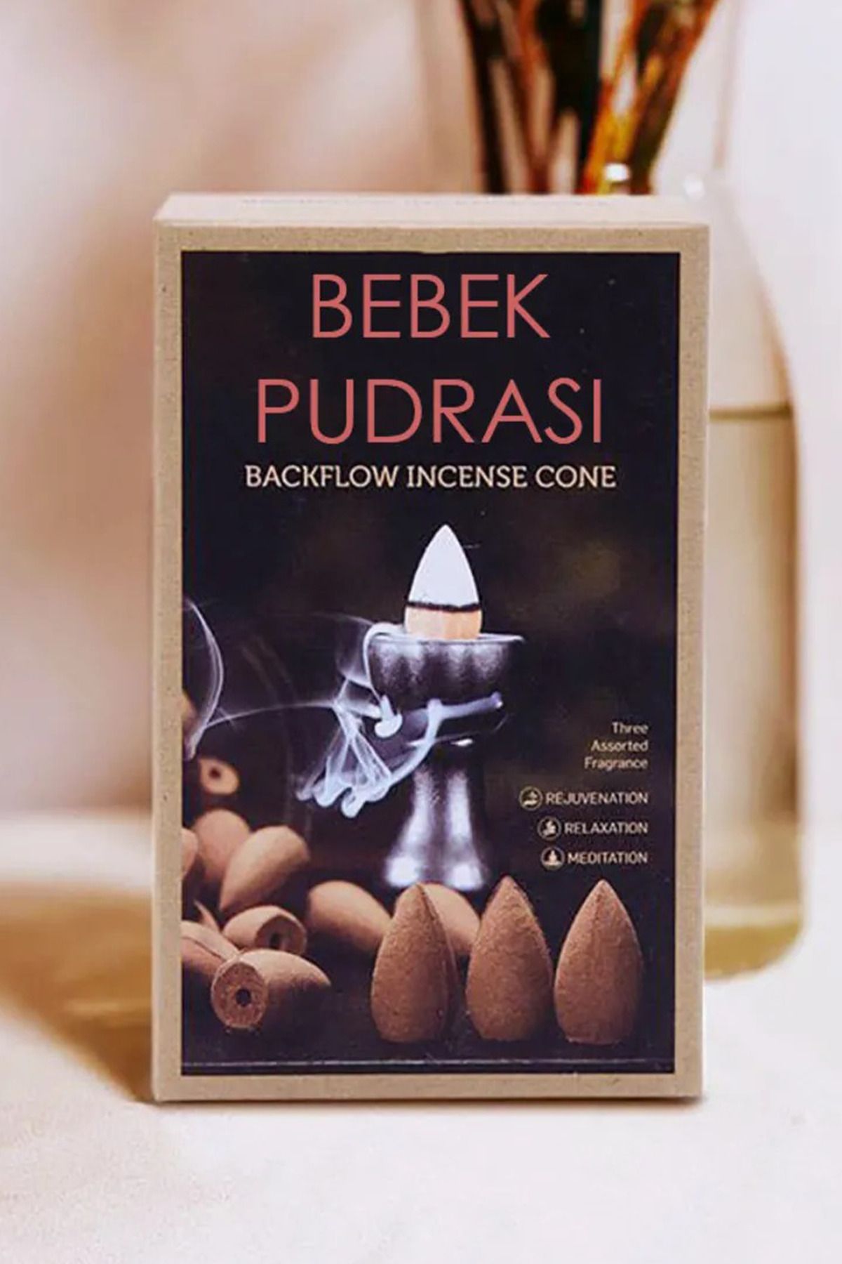 Bebek Pudrası Kokulu 10 Adet Geri Akış Tütsü & Oda Kokusu