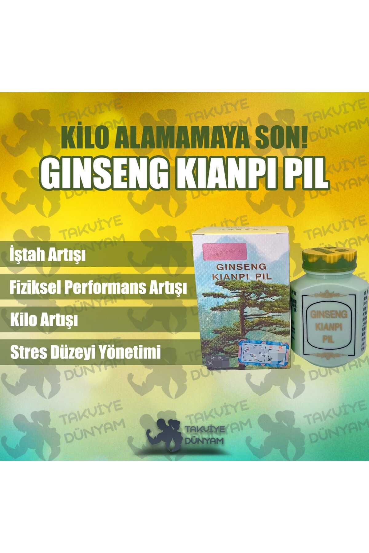 Wisdom Ginseng Kianpi Pil Doğal Kilo Alma Iştah Açma Kas Hacim Kazanma 60 Caps Qr Check Kod Garanti