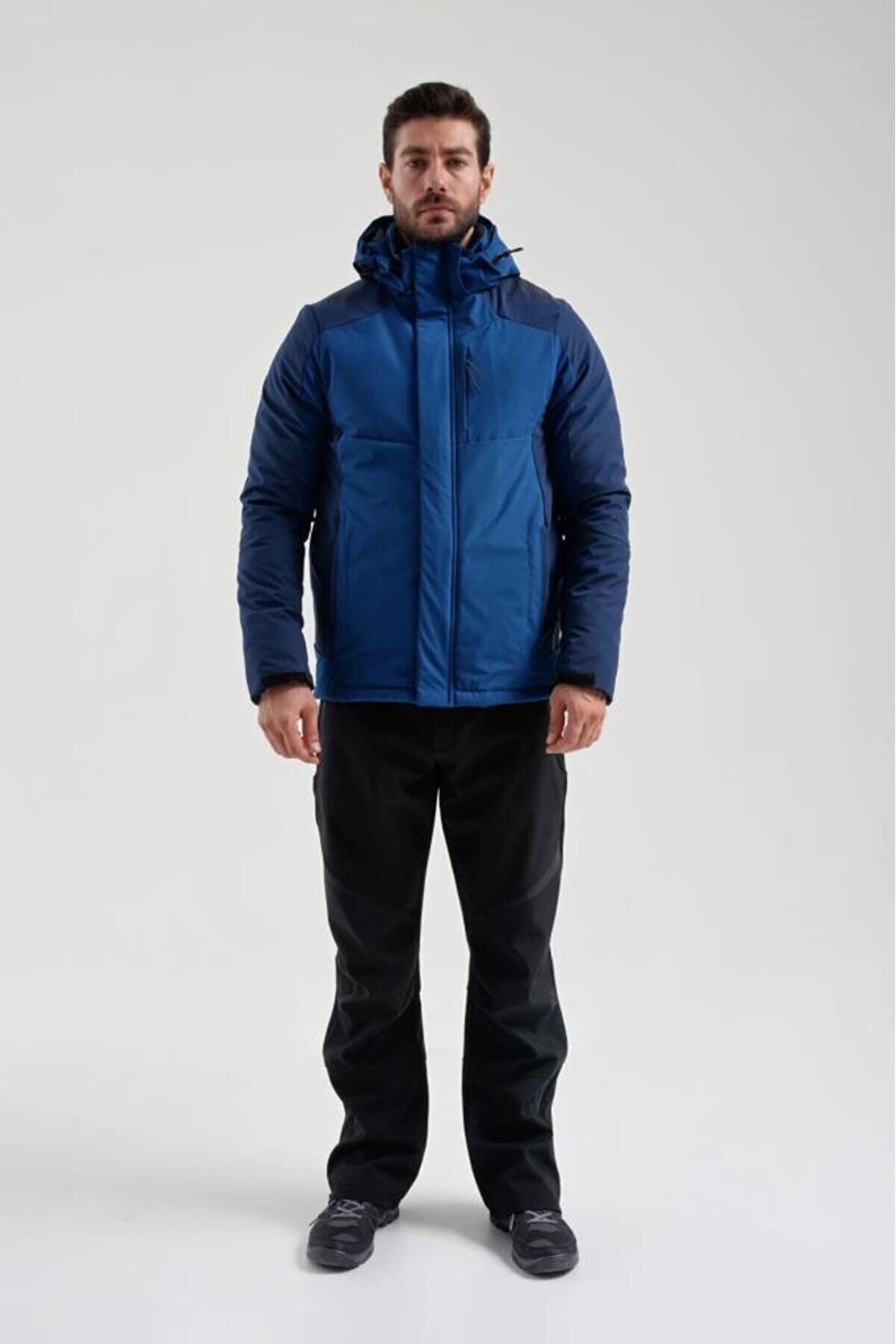 2011172 Erkek Petrol Mavisi Kayak Montu