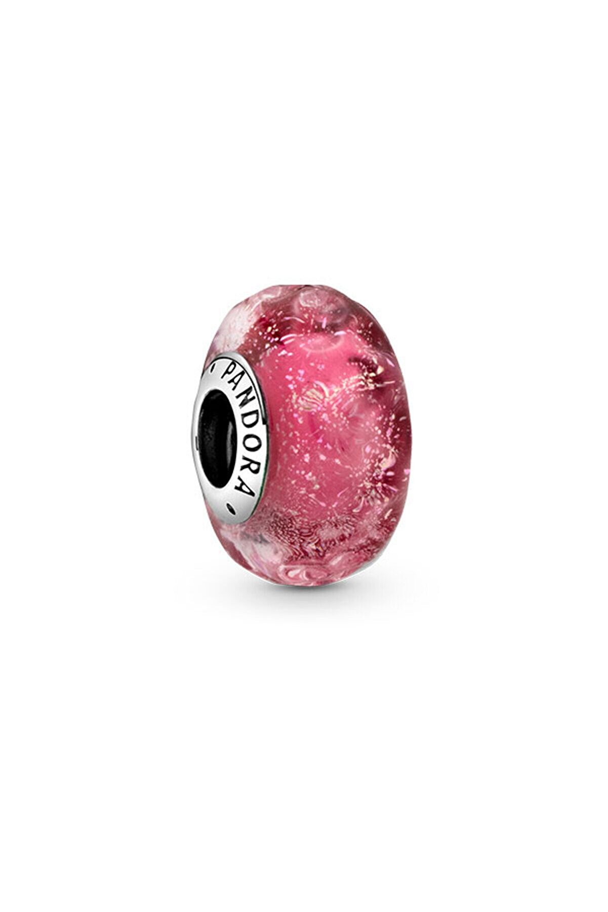 Fantastik Pembe Murano Charm