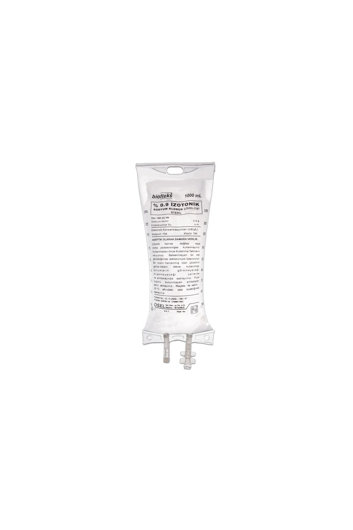%0.9 İzotonik Serum Çözelti 1000 ML