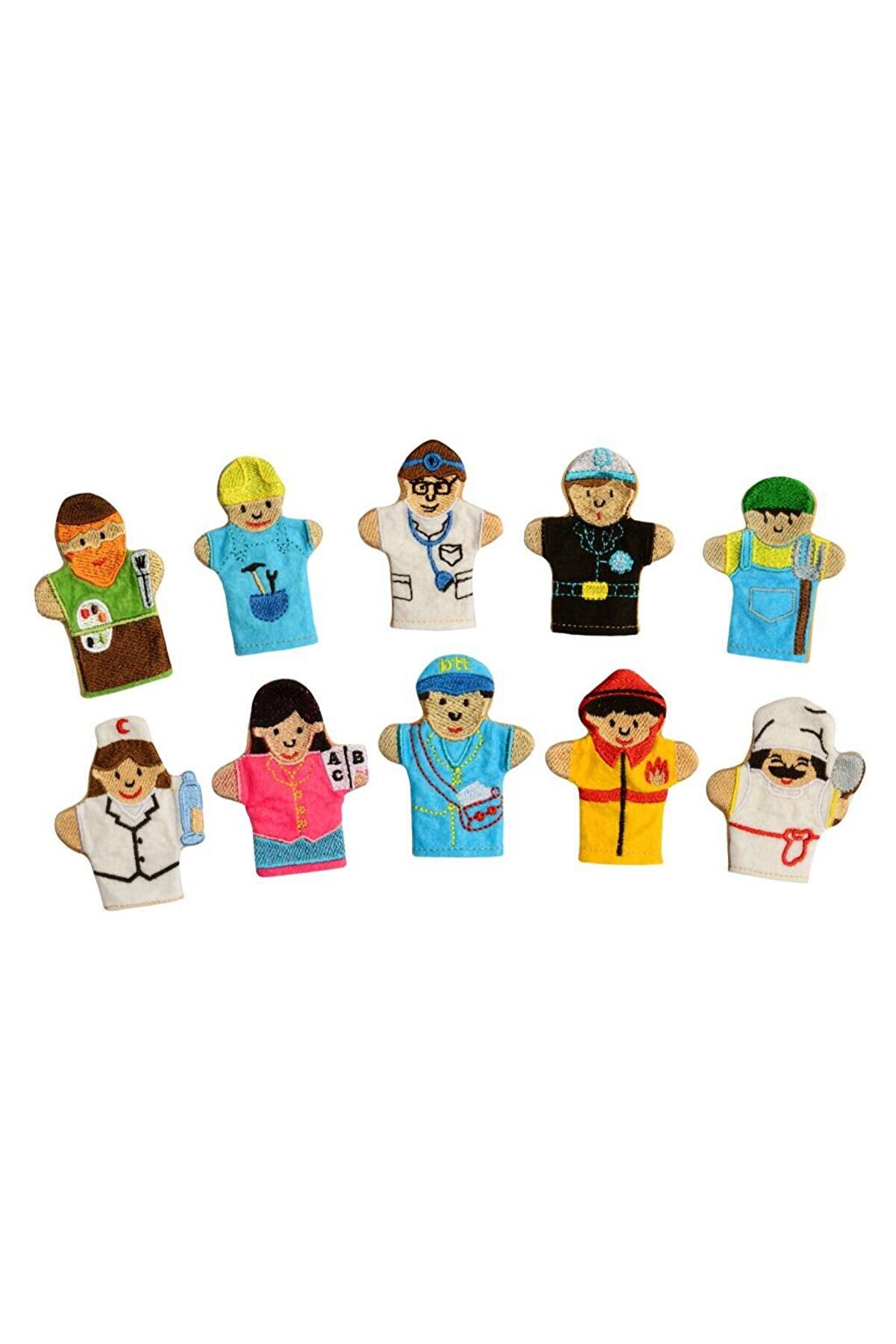 Meslekler Parmak Kukla Seti 10'lu