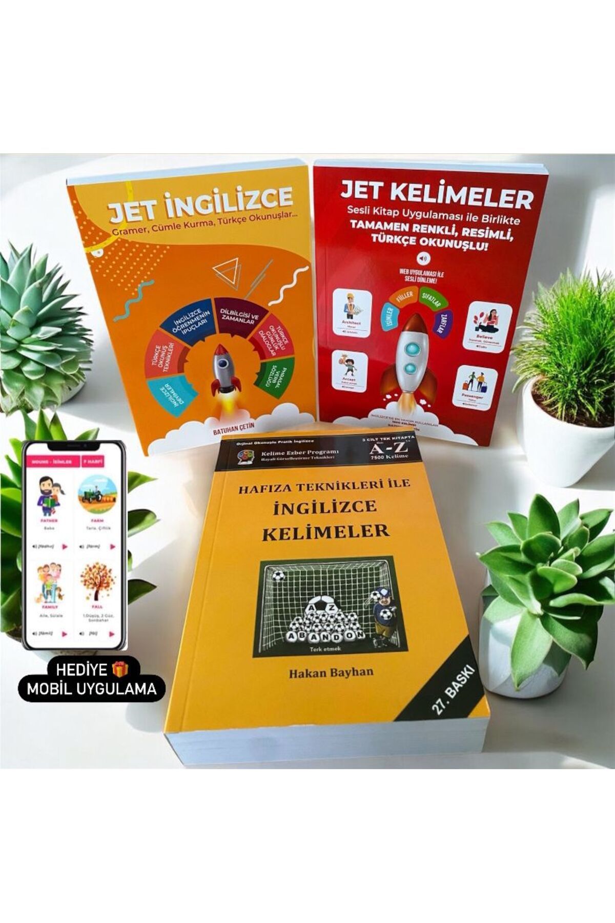 Hafıza Teknikleri - Jet Ingilizce - Jet Kelimeler Ve Mobil Uygulama (İNGİLİZCE ÖĞRETEN SET)