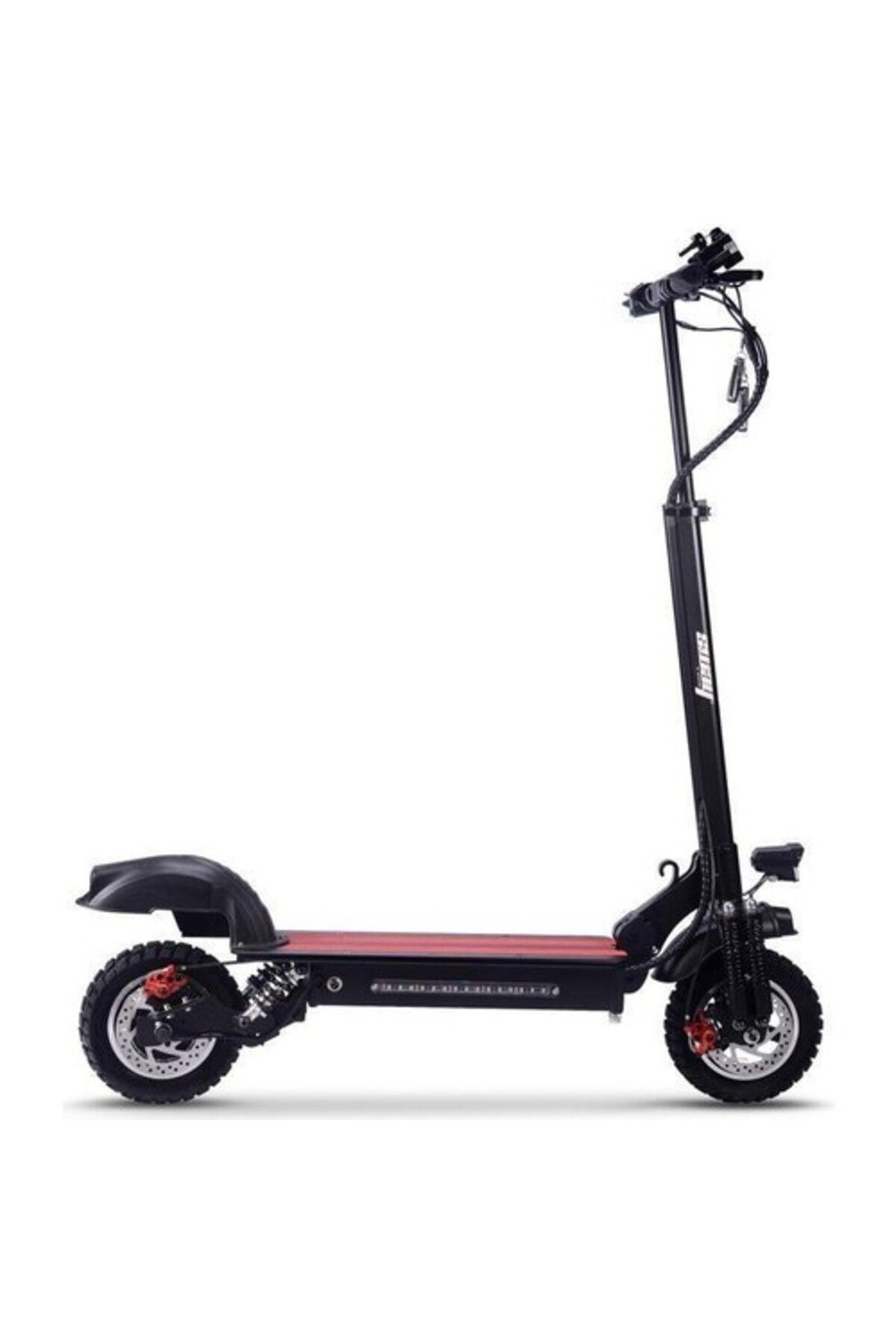 Çift Amortisörlü 1000w 10 Inç Elektrikli Scooter Siyah