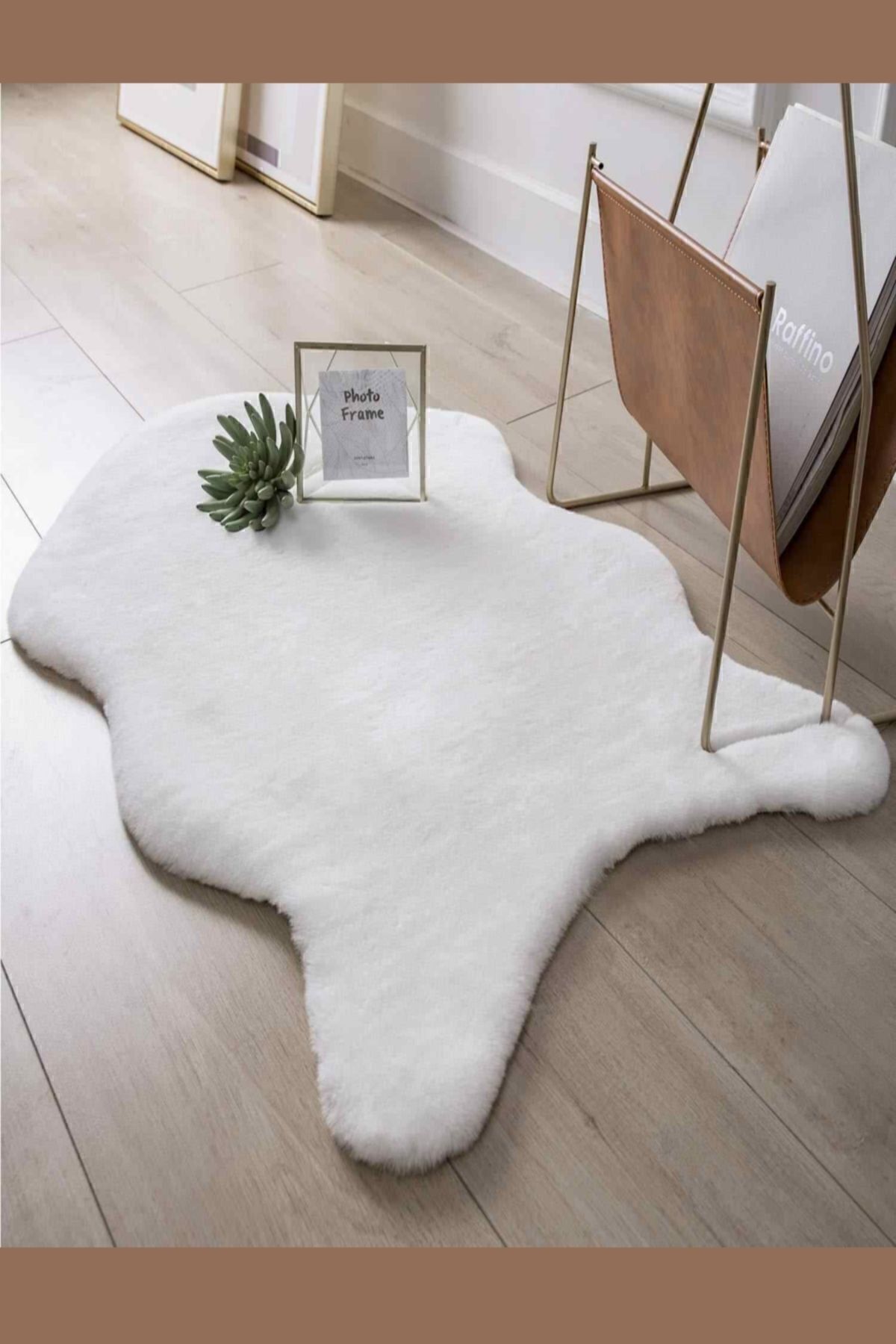 Seria Halı Post Halı Peluş Kürk Halı Kaymaz Taban Makinede Yıkanır