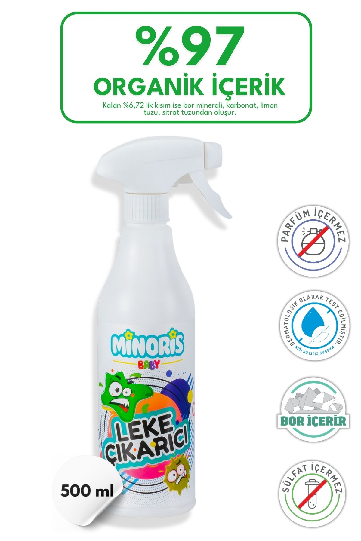 Baby Organik Leke Çıkarıcı 500ml
