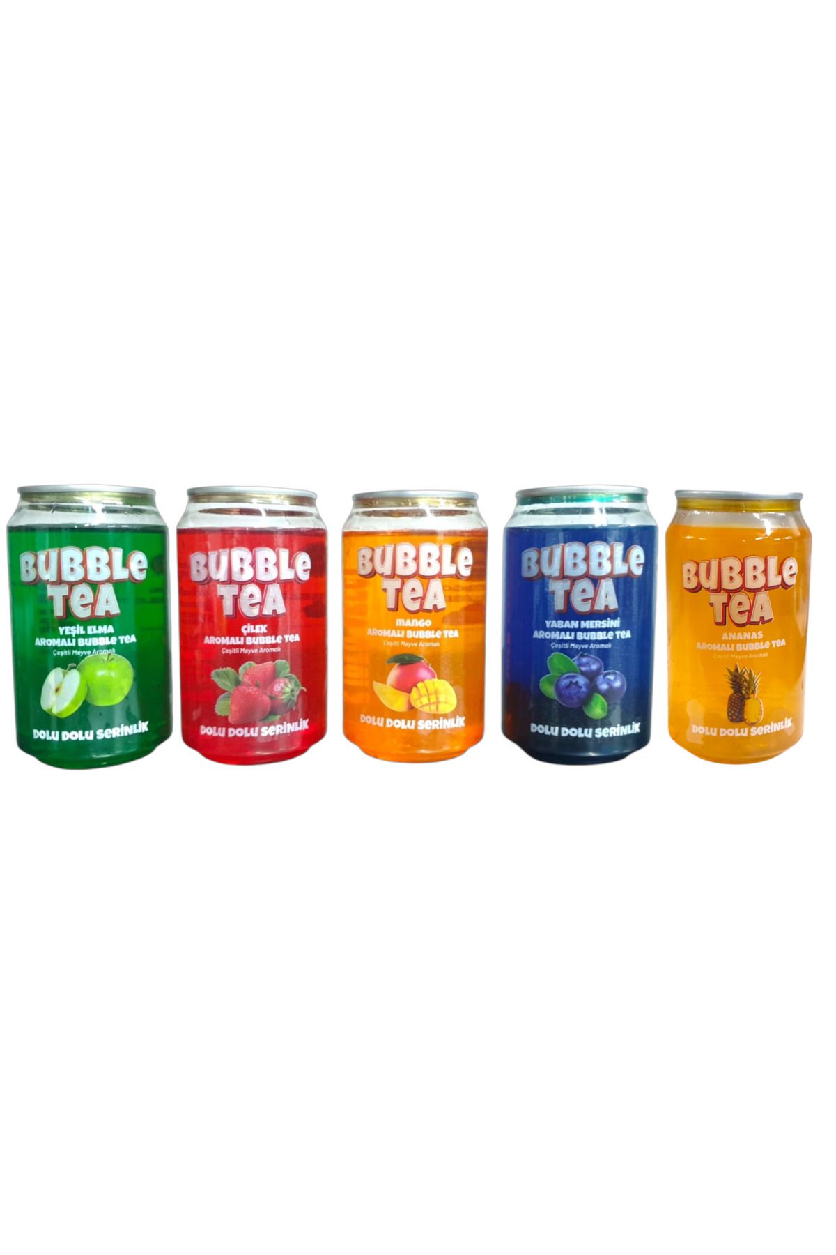 Bubble Tea 5 Ürün Bir Arada Set - Bubble Tea Incileri - Poppings Boba-tapyoka Incileri