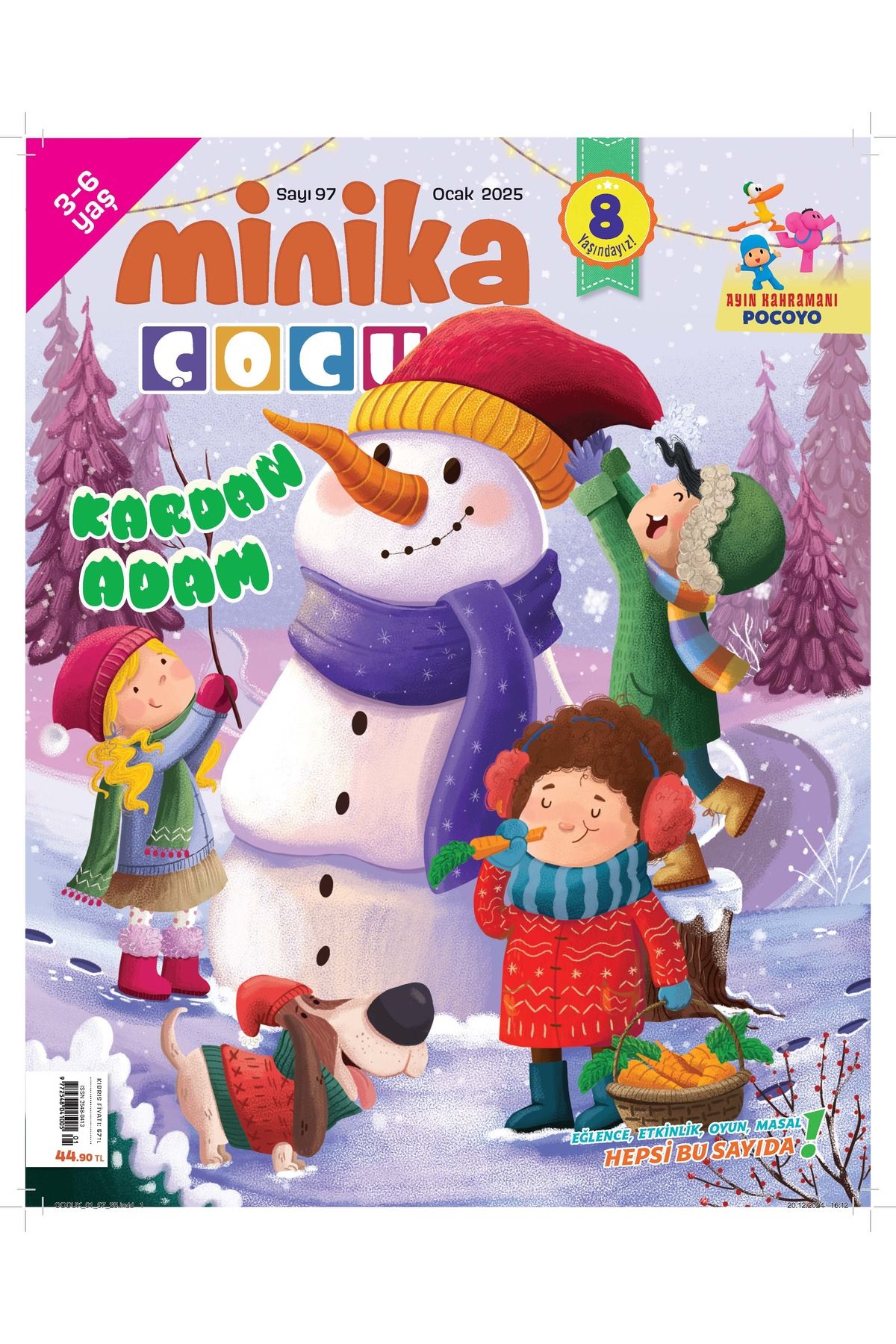Minika Çocuk Abonelik Yılda 12 Sayı
