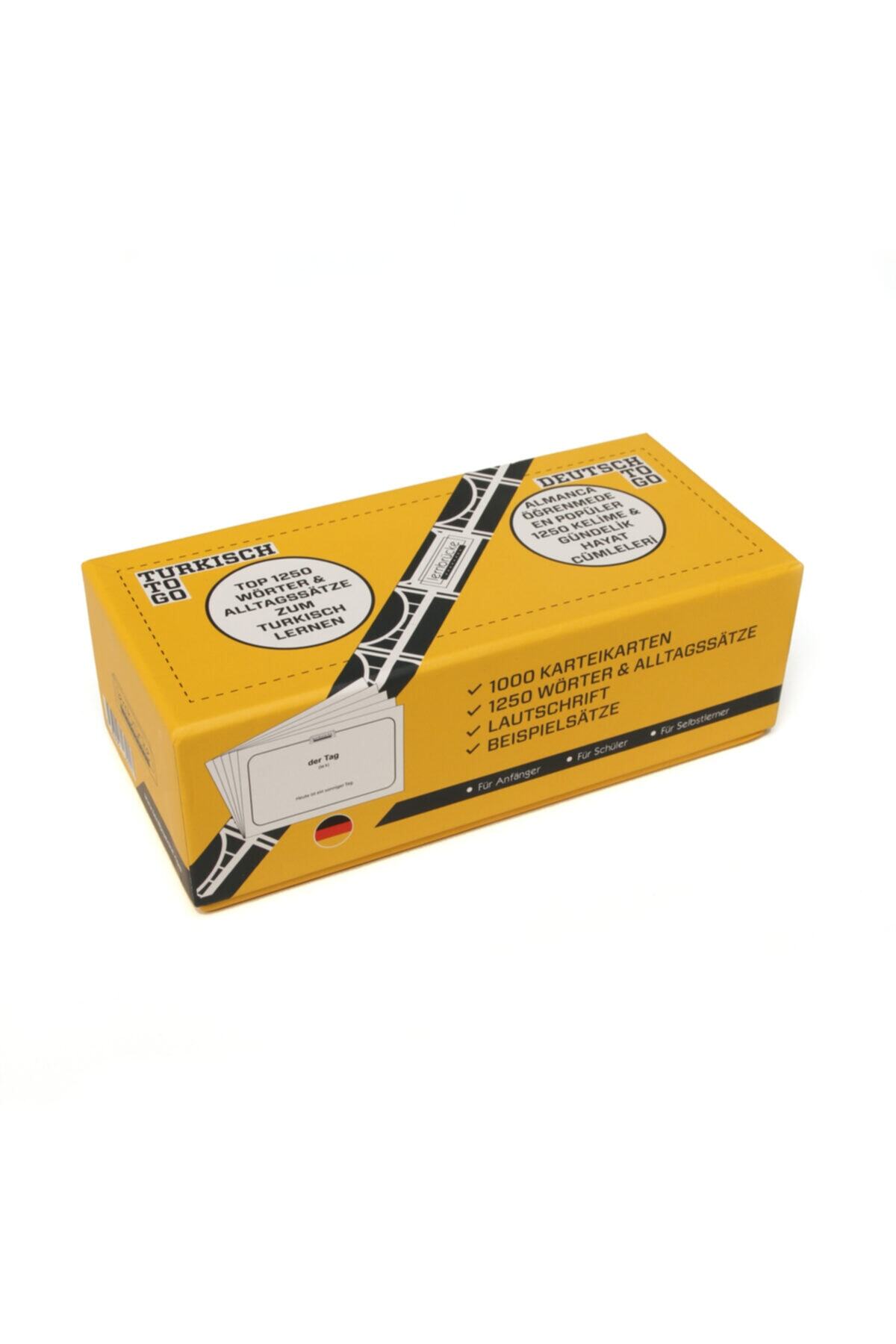 Türkçe-Almanca Sözcük Öğrenme Kartları (A1-B1 SEVİYE)