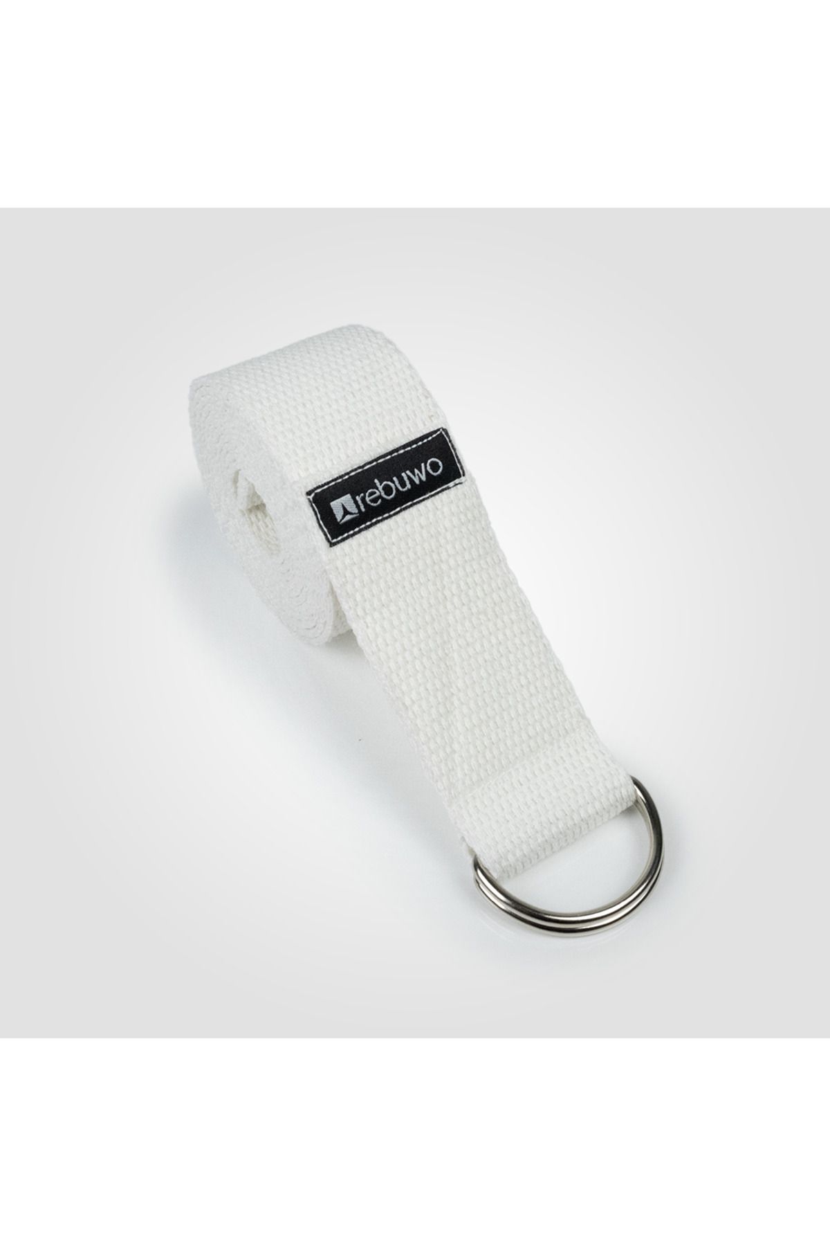 Açık Bej Yoga Kemeri, Doğal Pamuk 184 Cm,yoga Ve Pilates Için Ideal, Light Beige Cotton Yoga Strap