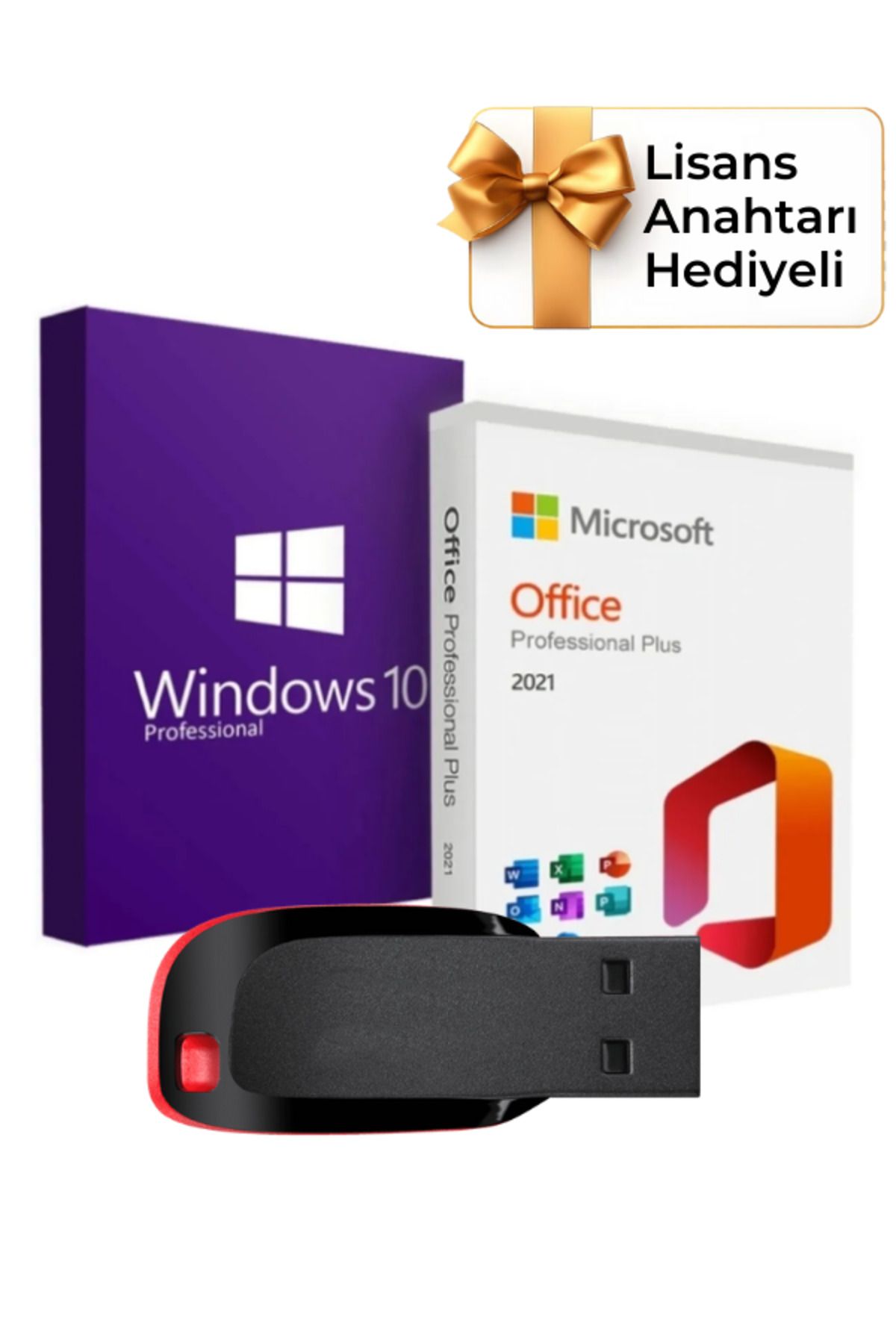 Windows 10 Office 2021 Pro Plus Kurulum Dosyalı Usb Bellek 16gbuyumlu