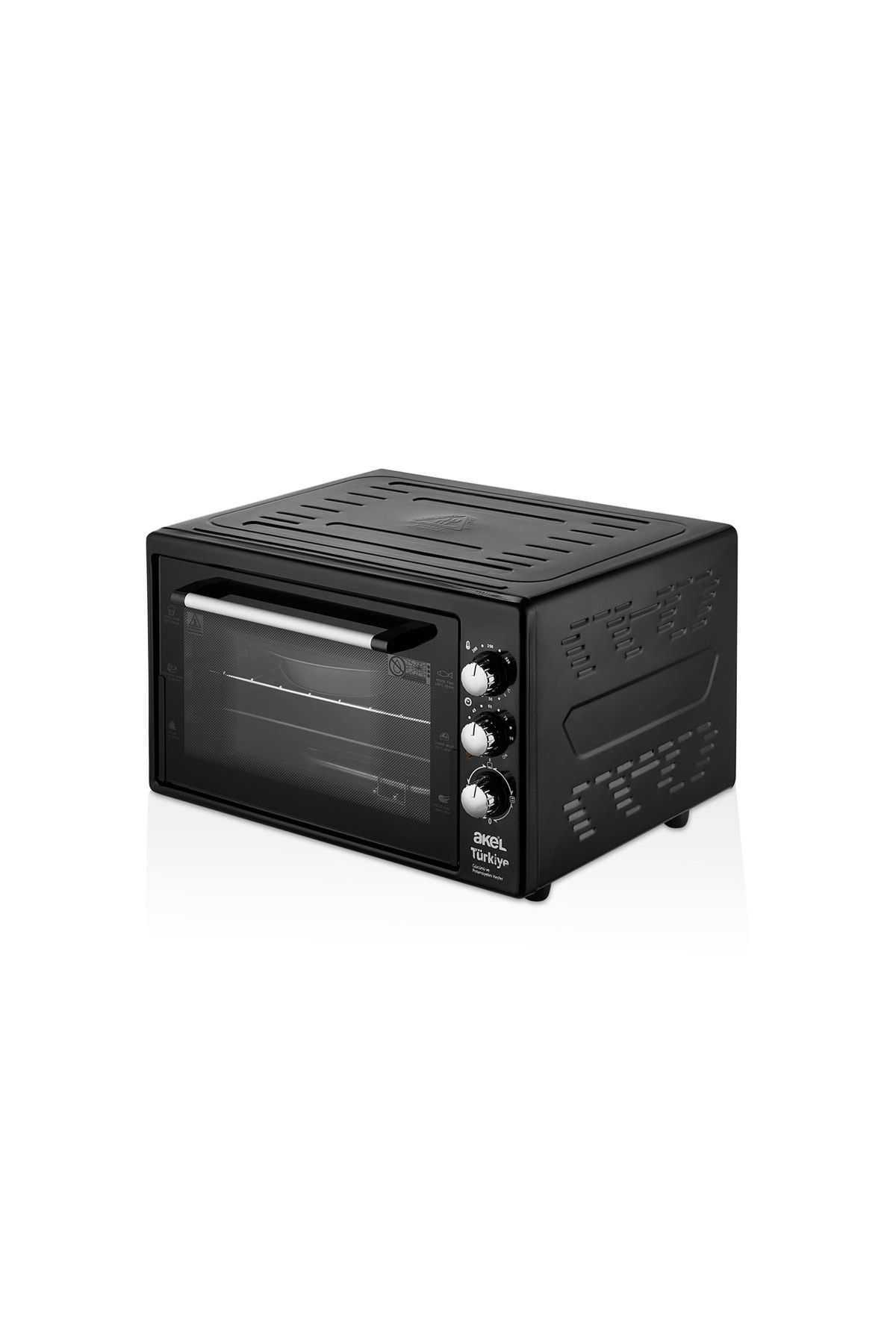 Af380l-siyah Lambalı, Termostatlı, Saatli 38 Litre Midi Fırın