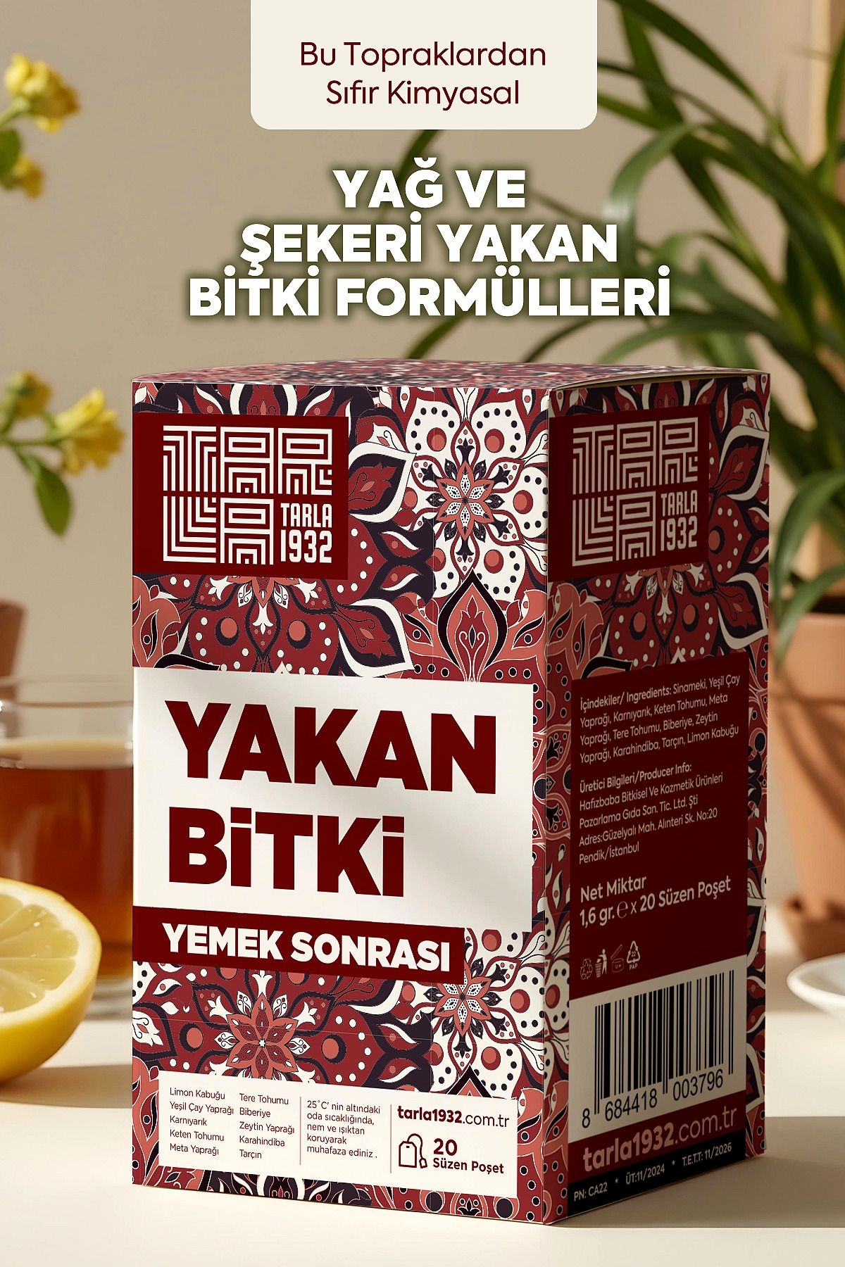Yakan Bitki - Yağ Ve Şeker Yakmak Için Özel Bitki Formülleri / Sıfır Kimyasal