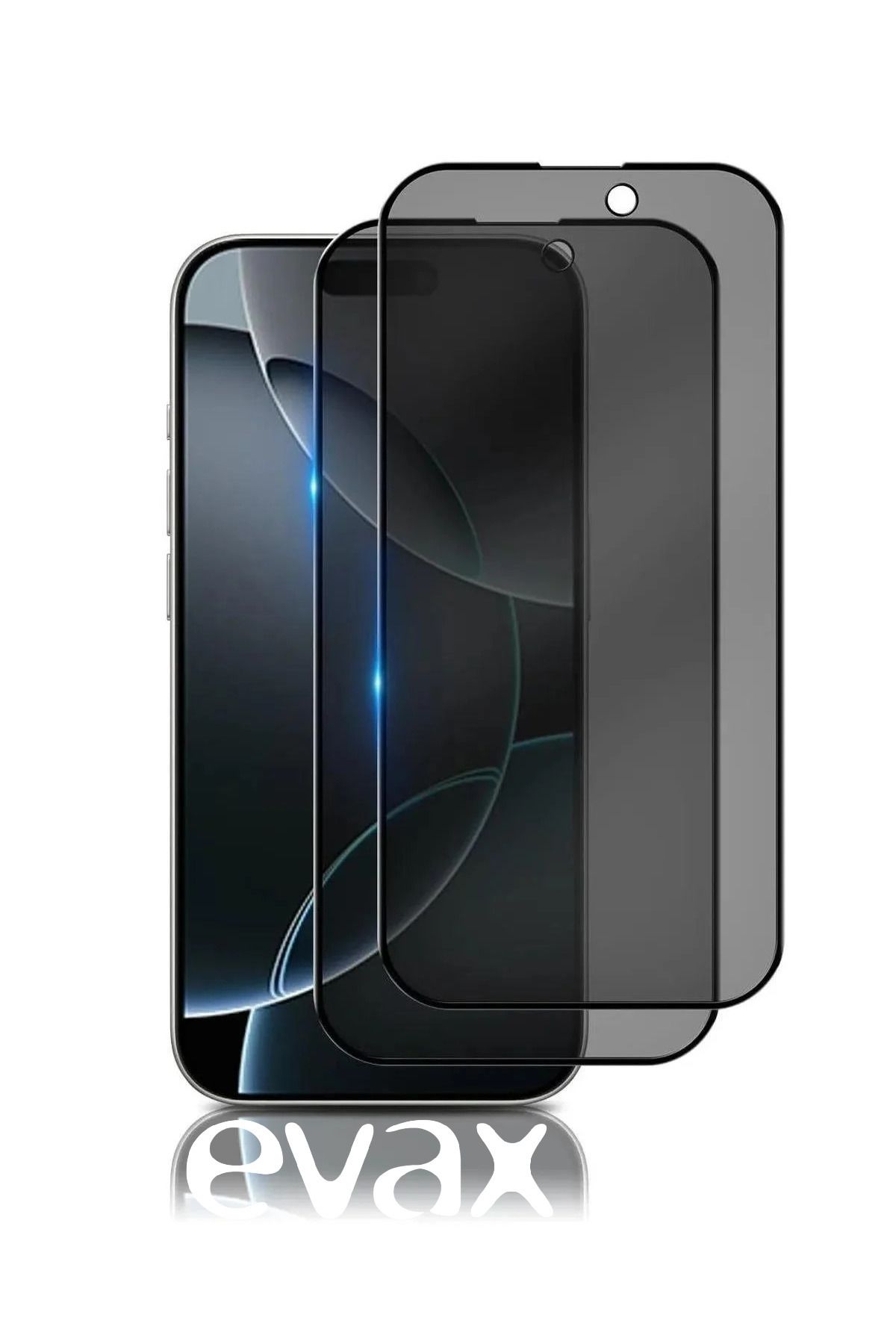 (2'Lİ GUARD HAYALET) Iphone 15 Pro Max Uyumlu Hayalet Tam Kaplayan Guard Serisi Cam Ekran Koruyucu