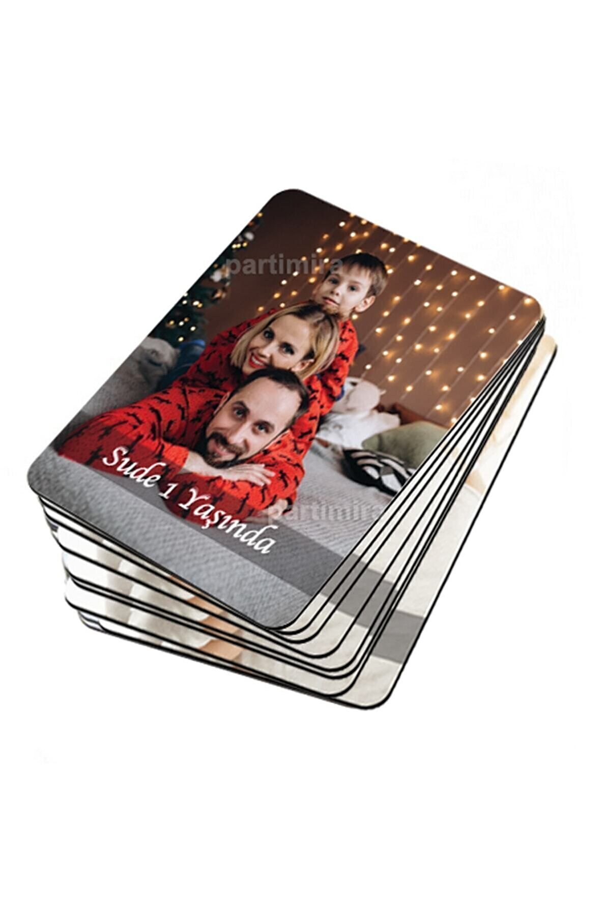 Kişiye Özel Buzdolabı Magneti Fotoğraflı Magnet 18 Adet 7x5 Cm