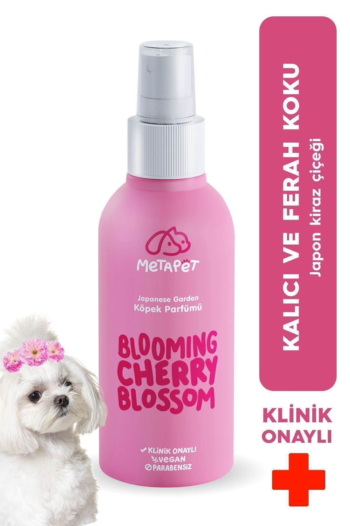 Doğal Japon Kiraz Çiçeği Evcil Hayvan Parfümü , Koku Giderici Sprey, Yavru Köpeklere Uygun 150ml