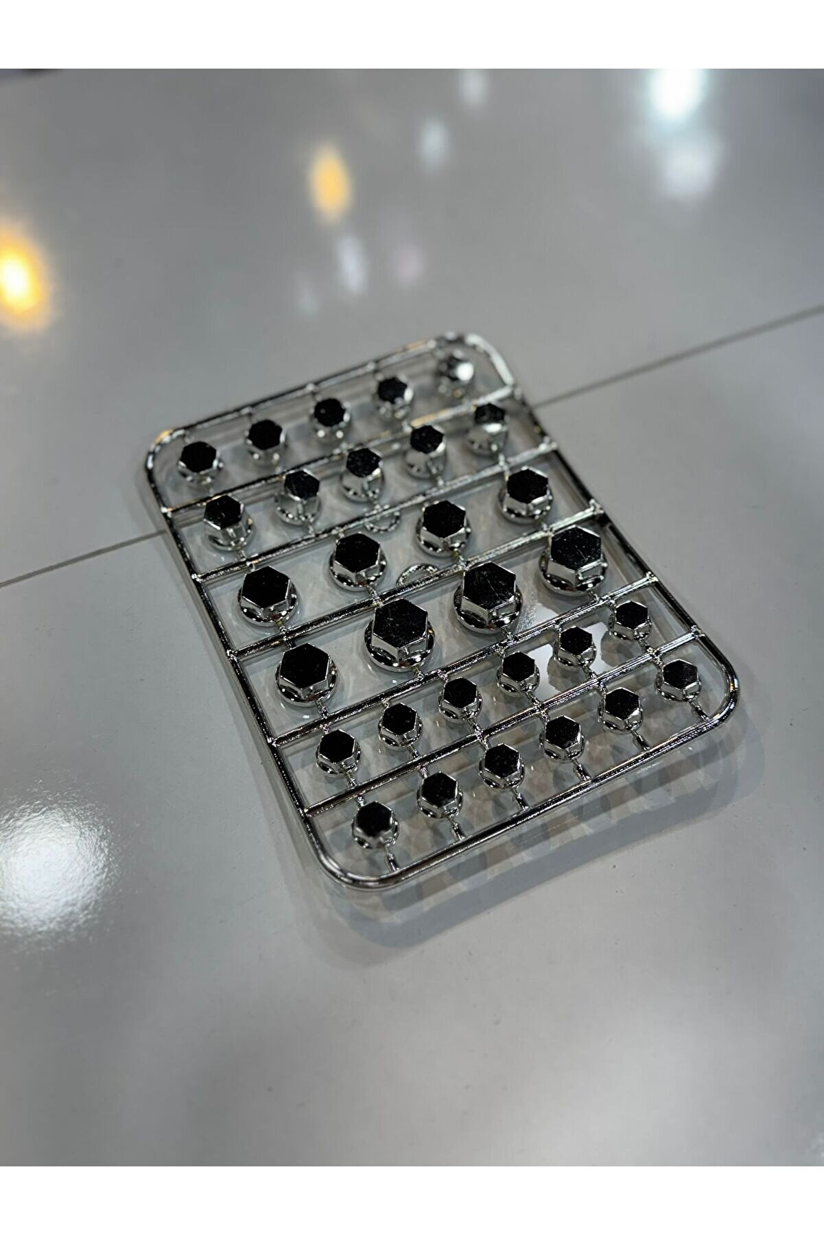 Motosiklet Vida Somun Cıvata Kapağı- Silver