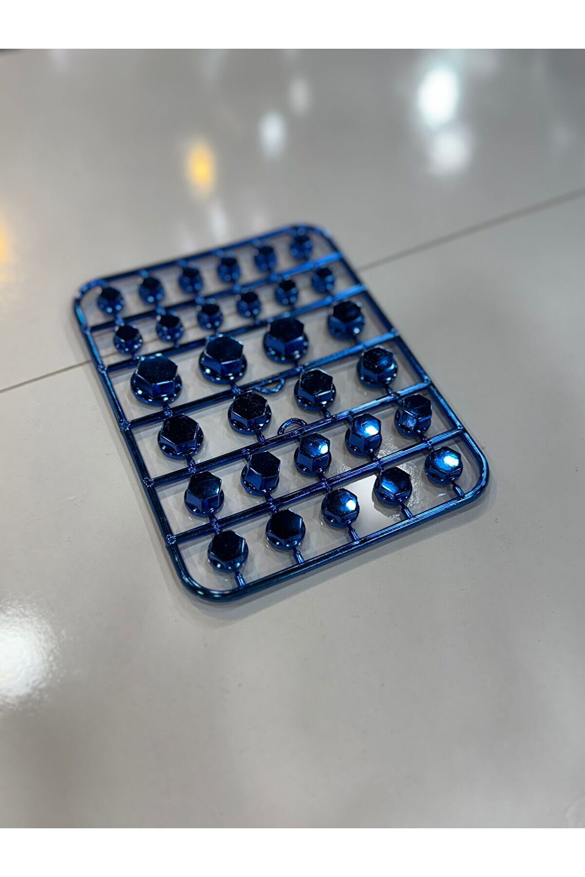 Motosiklet Vida Somun Cıvata Kapağı- Mavi