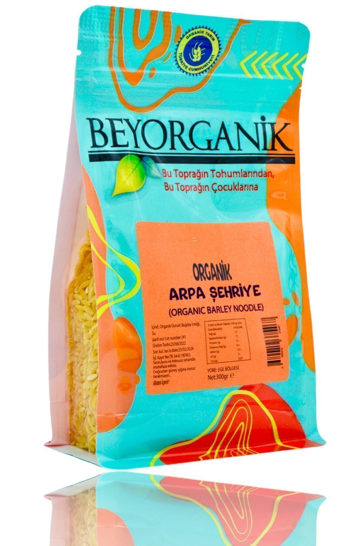 Organik Sütsüz Yumurtasız Arpa Şehriye 300gr