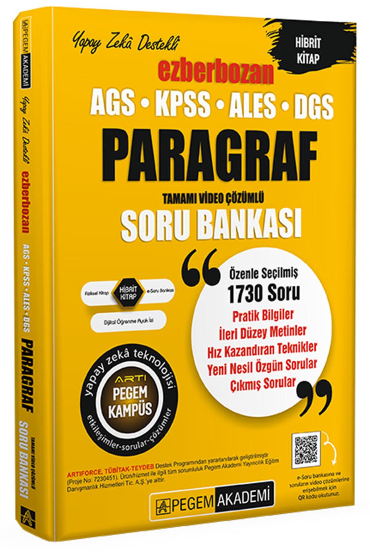 Ags Kpss Ales Dgs Ezberbozan Paragraf Tamamı Video Çözümlü Soru Bankası