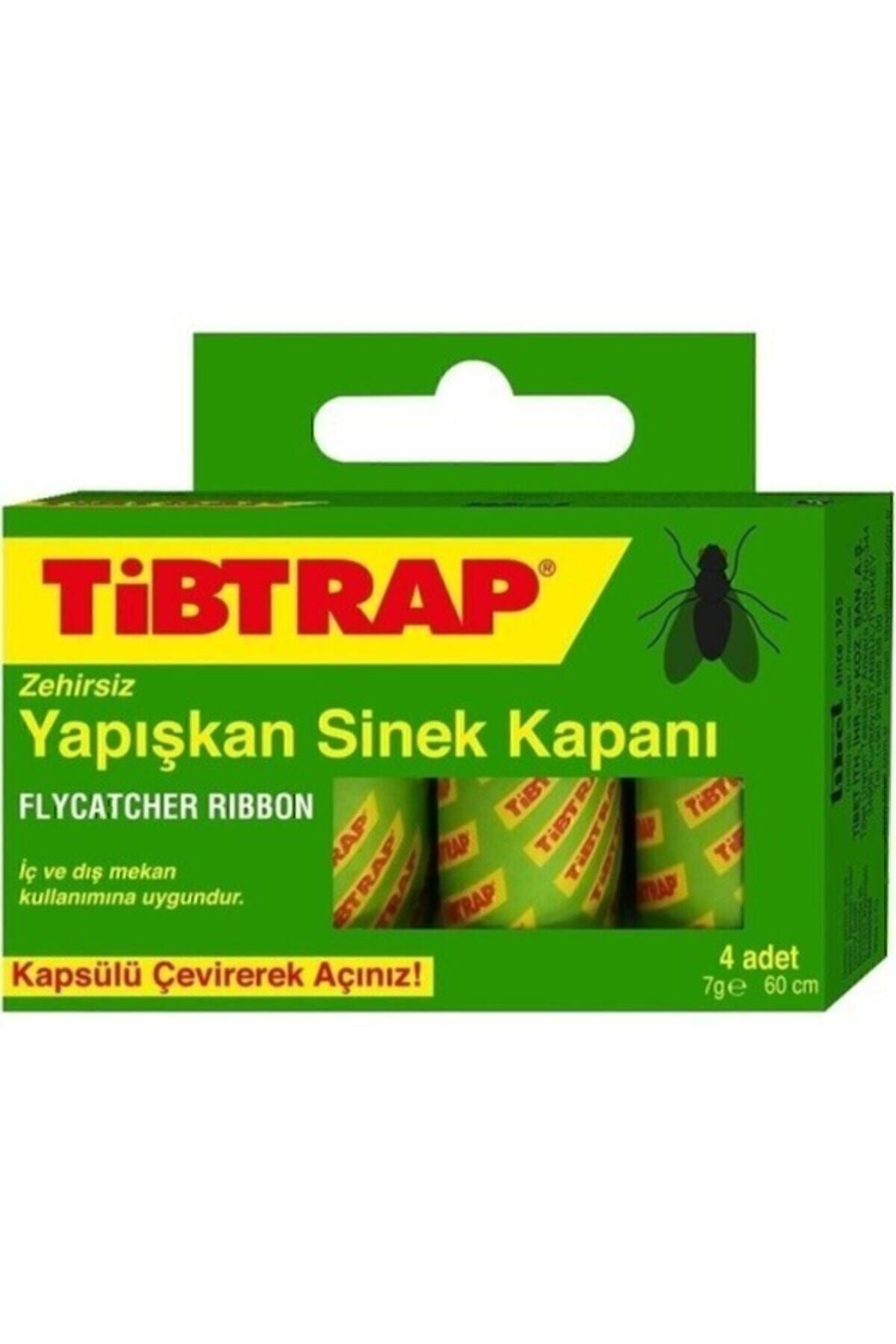 Tibtrap Yapışkan Karasinek Tuzağı Sinek Bandı 1 Kutu(4'LÜ CAPSÜL)