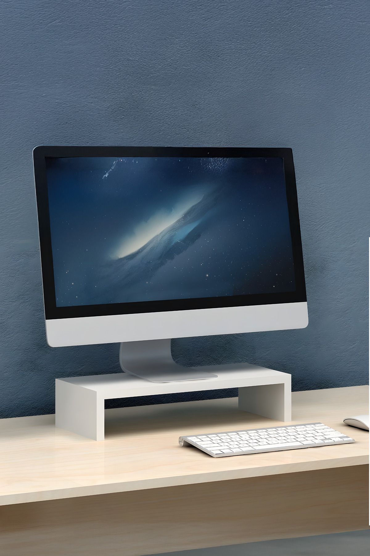 Pc Monitör Yükseltici Ev Ofis Monitör Standı - Ergonomik Çalışma Alanı, Verimlilik Artırıcı
