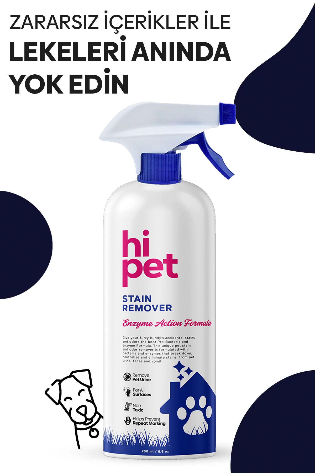Köpek Leke Çıkarıcı Spray