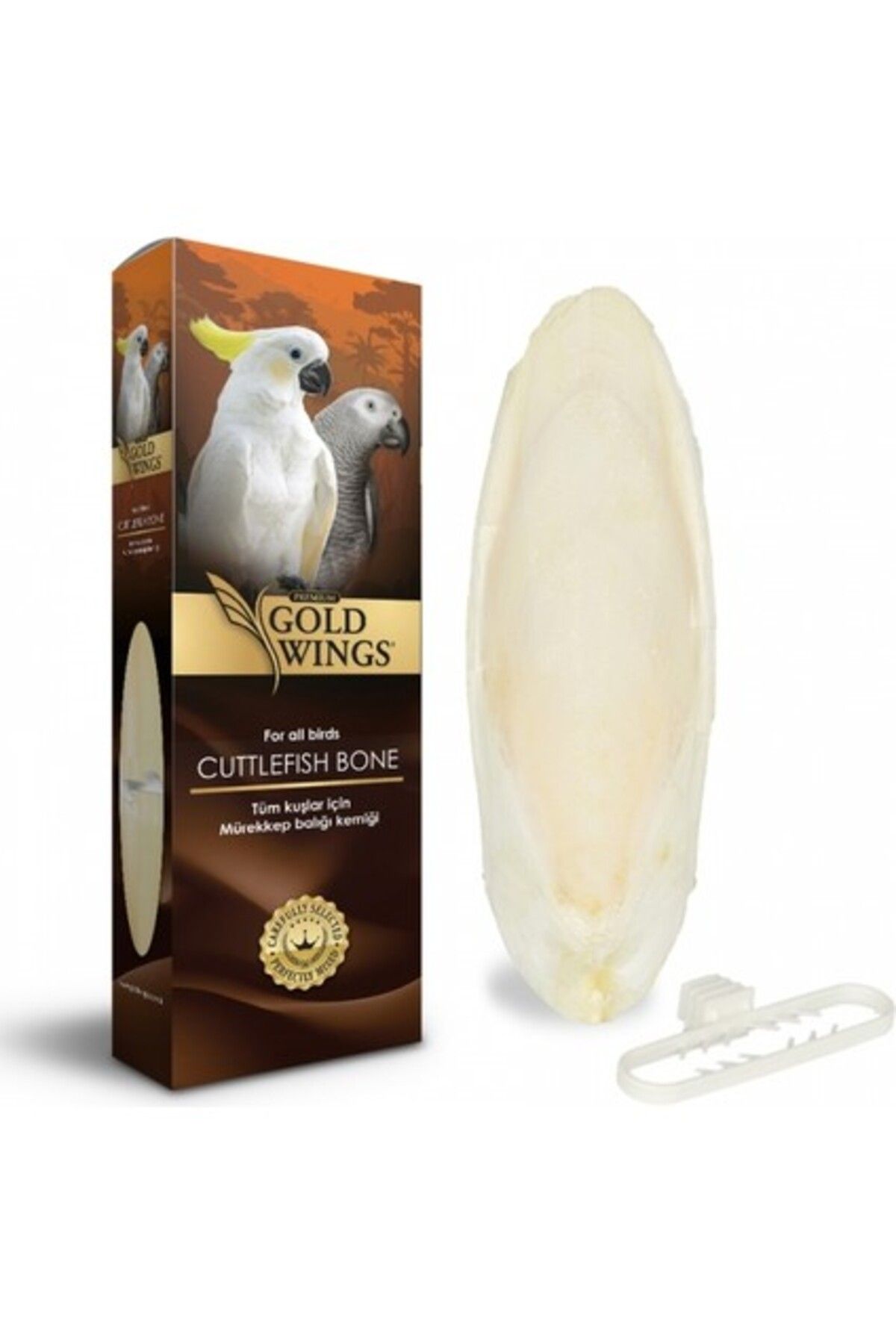 Gold Wings Kuşlar Için Mürekkep Balığı Kemiği Büyük (KALAMAR)